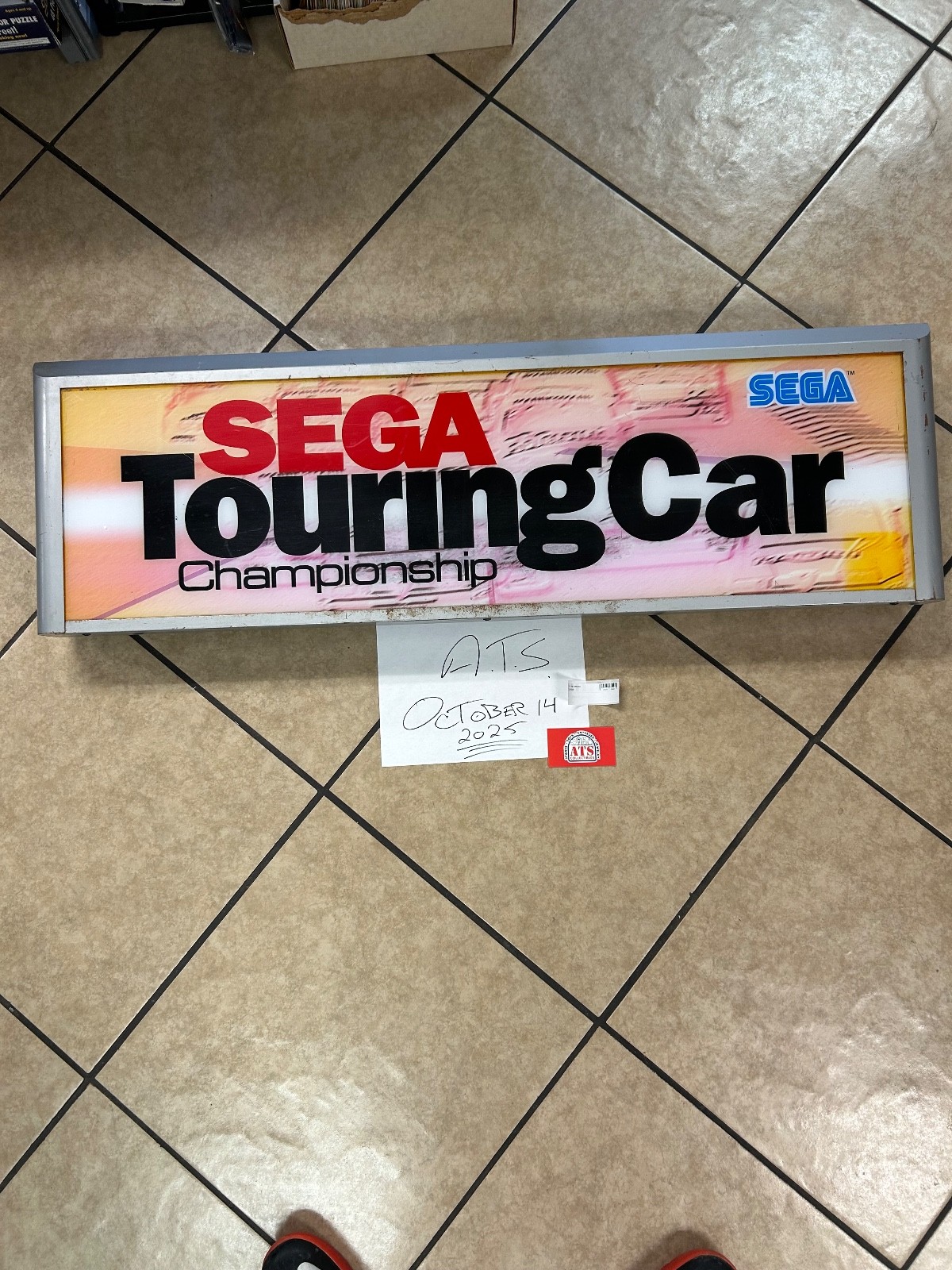 ******RARE Vintage 1997 Promotion Sega Touring Car Championship Sign RARE******