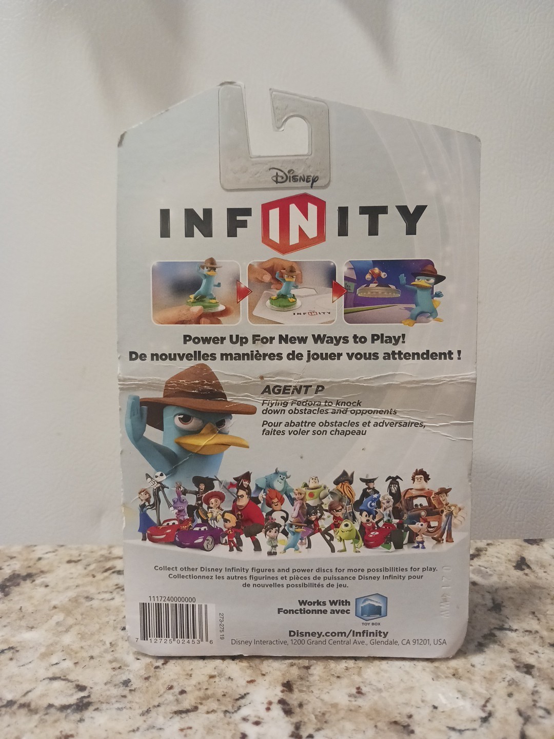 Disney Infinity 1.0 Agent P Perry of Phineas Action Figure Video Game Accessory