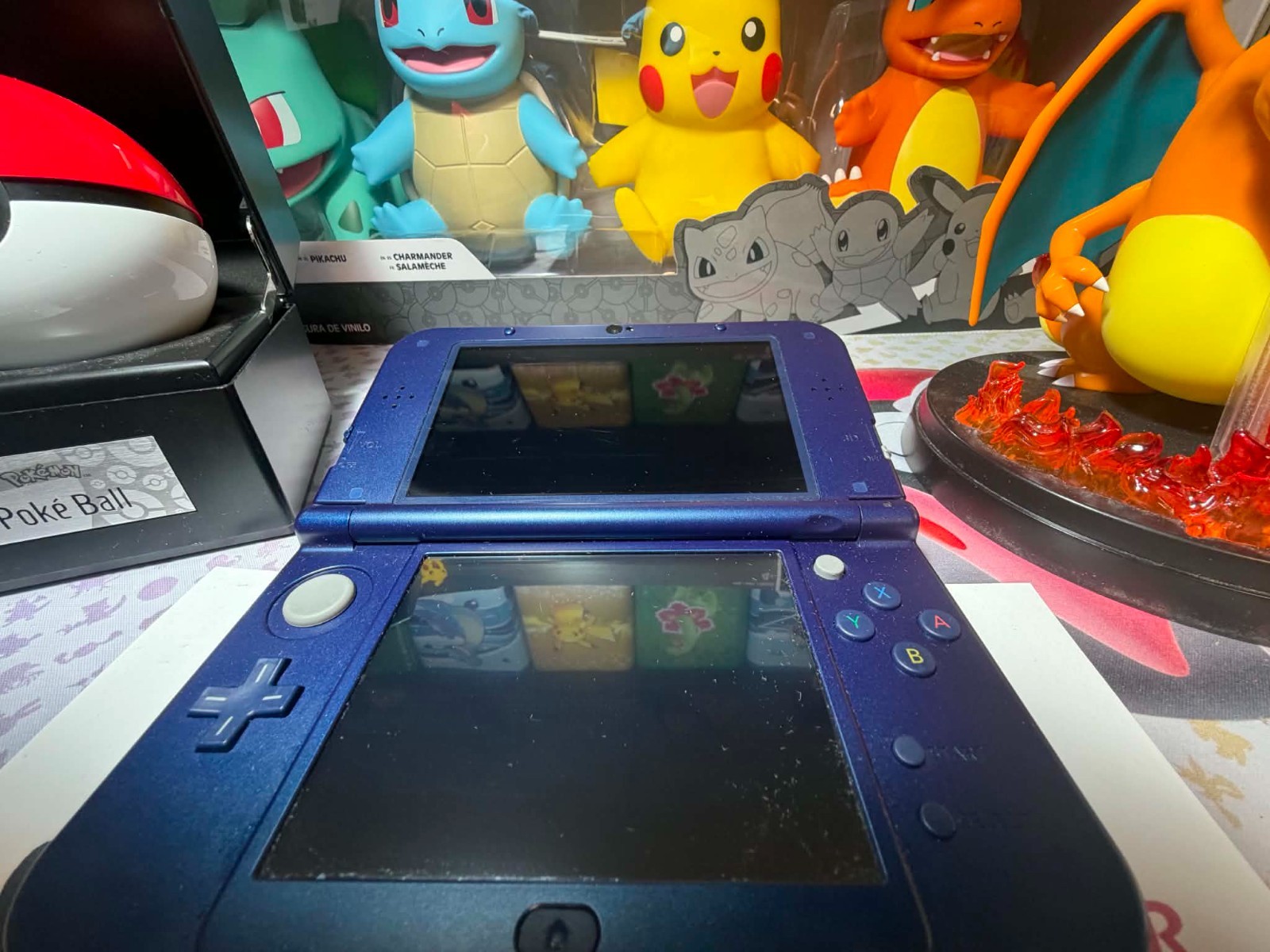 Nintendo 3DS XL Galaxy Edition Handheld System – Purple Used Very Nice Shape