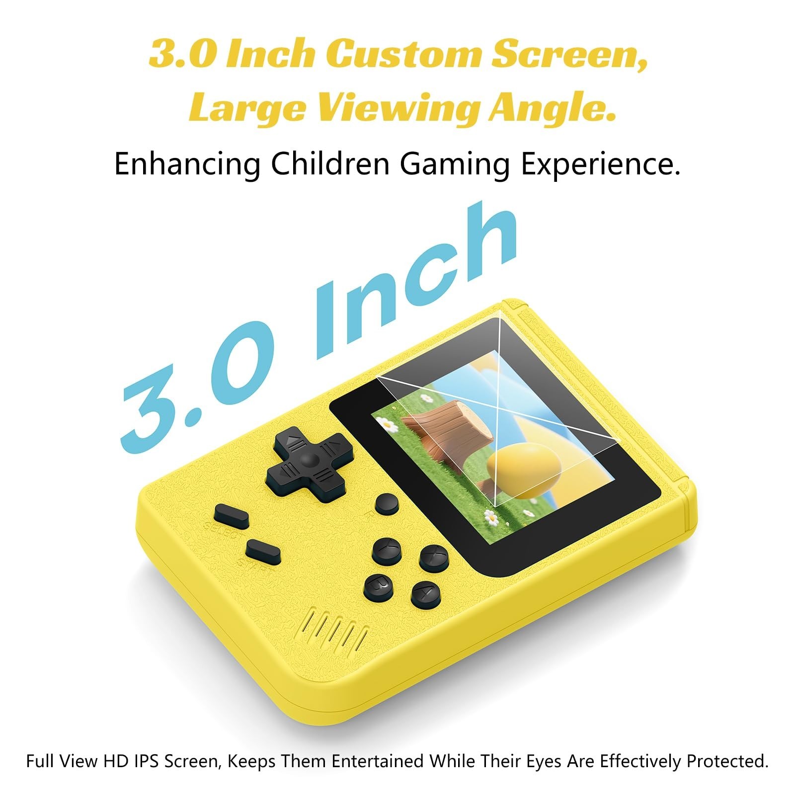 Retro Handheld Game Console – 400 Built-in Games, Mini Portable Player, 3″ IPS S