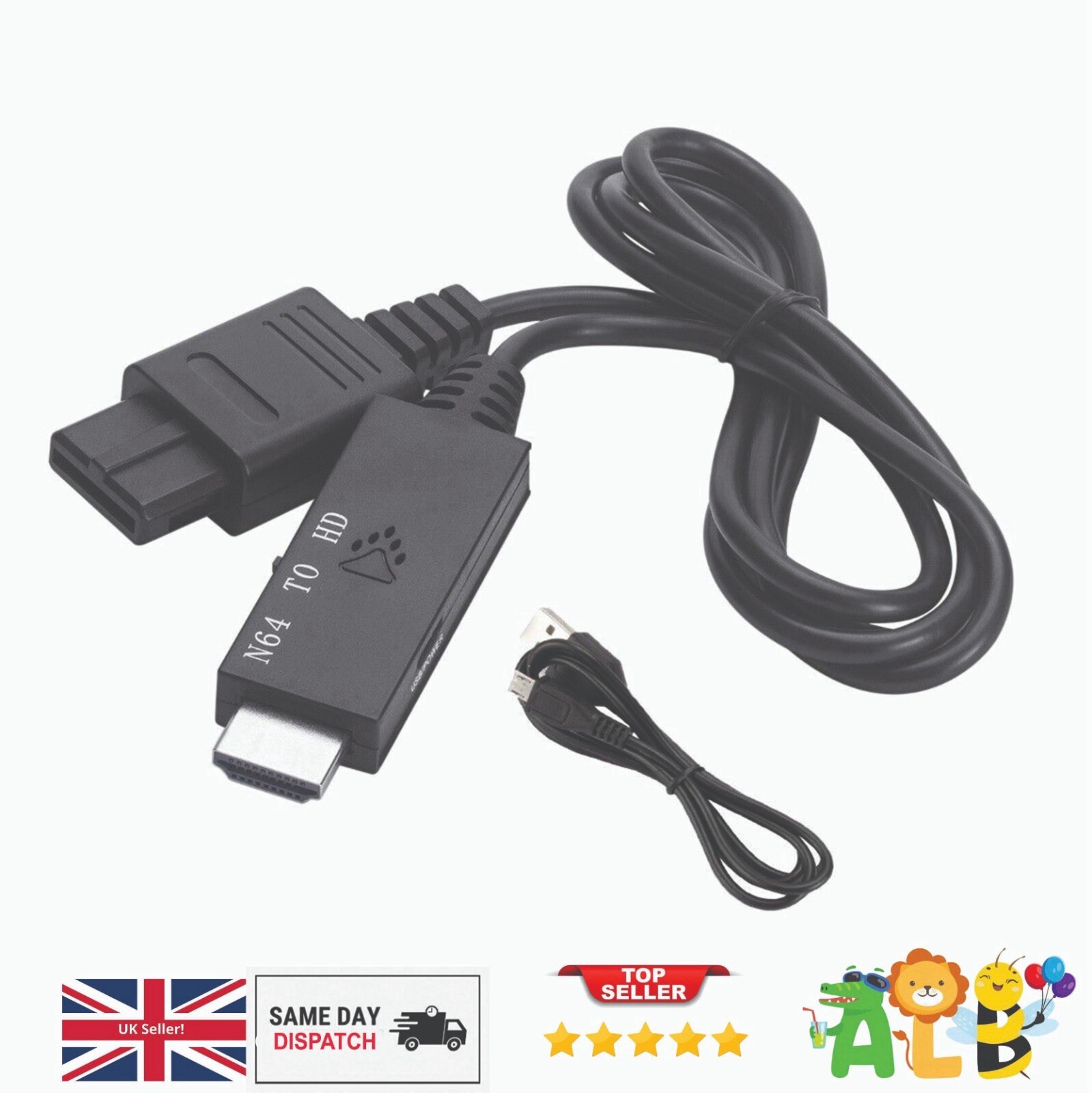 N64 To HDMI Converter HD Link Cable Adapter for N64 Gamecube SNES NGC 720p/1080P