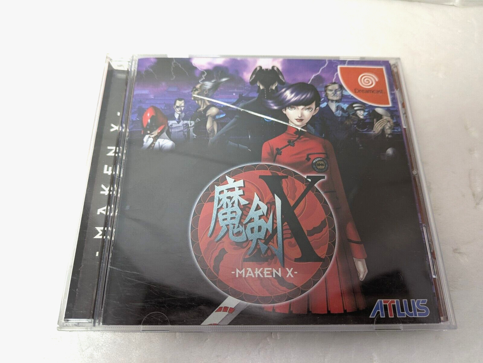 MAKEN X Dreamcast Sega DC Japan manual Obi