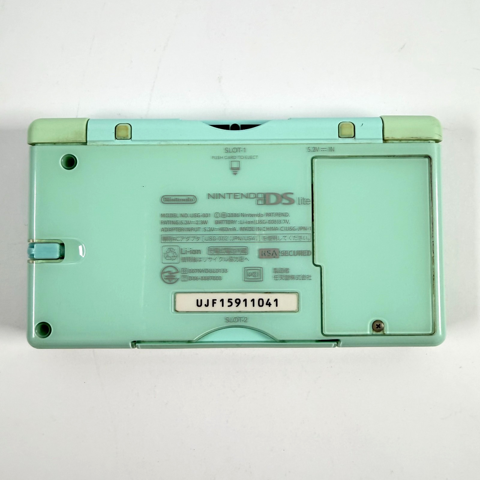 Nintendo DS Lite Handheld Console w/ Stylus + NEW Charger – Tested (TEAL Blue)
