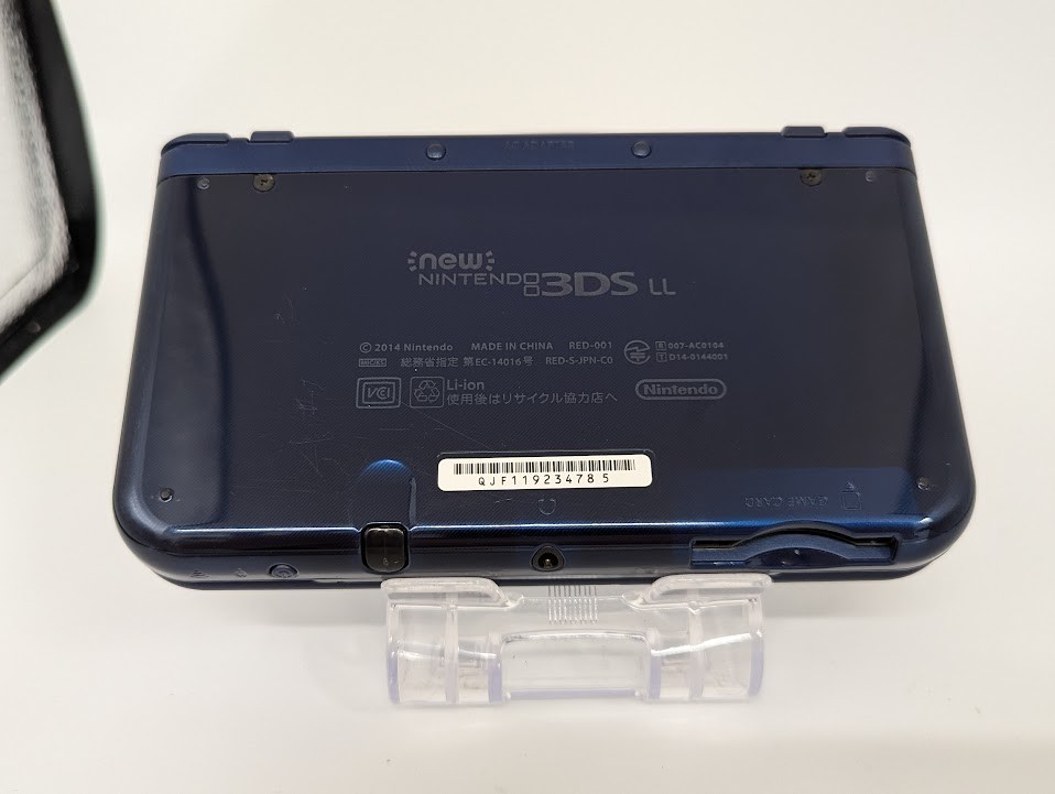 B327 Nintendo new 3DS LL XL console Metallic Blue Japan w/pen fx