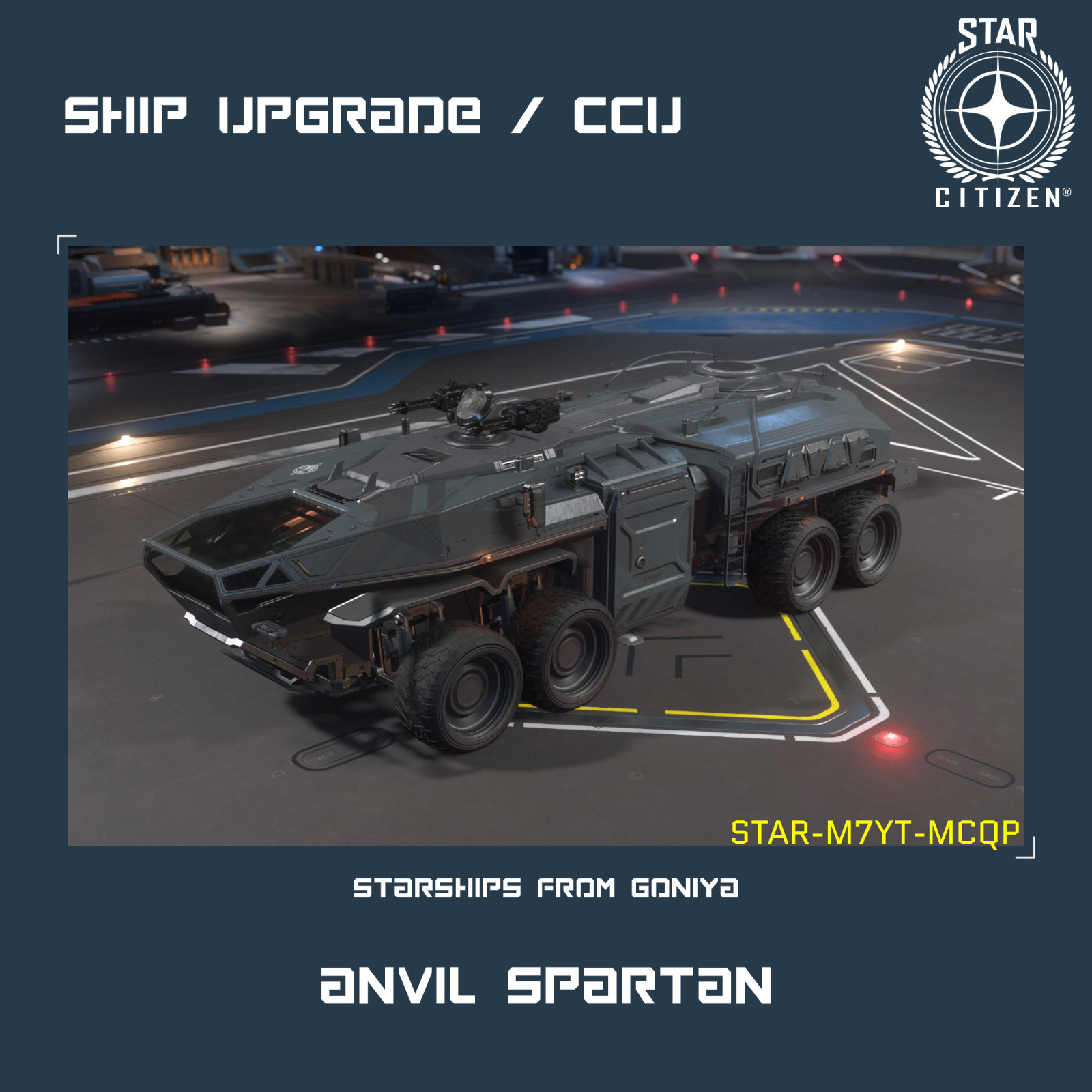 STAR CITIZEN – ANVIL SPARTAN UPGRADE – (CCU)