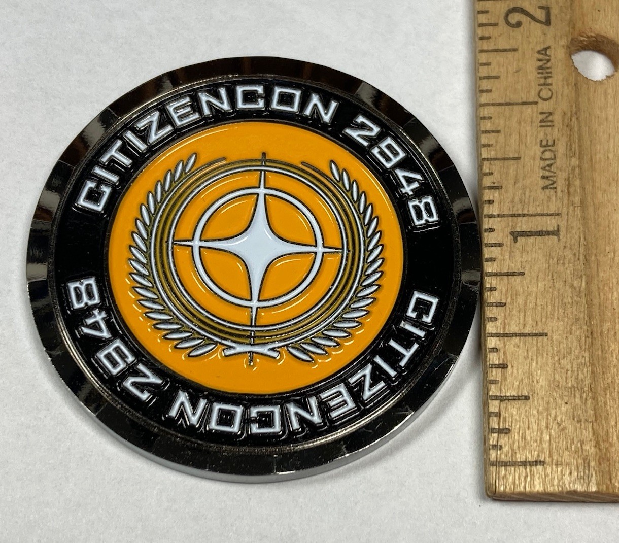 Star Citizen CitizenCon 2948 Exclusive Enameled Challenge Coin – MINT CONDITION