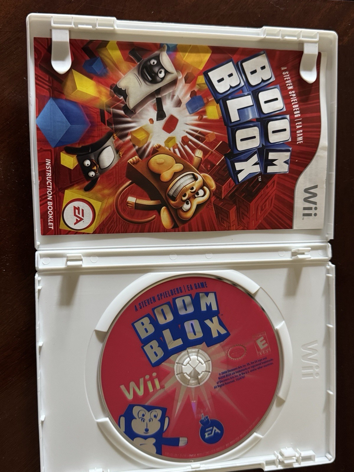 Electronic Arts Boom Blox Nintendo Wii E 2008 Puzzle w/ Manual