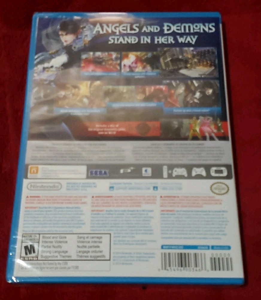 Bayonetta 2 w Bonus Game (Nintendo Wii U, 2016) Brand New Factory Sealed