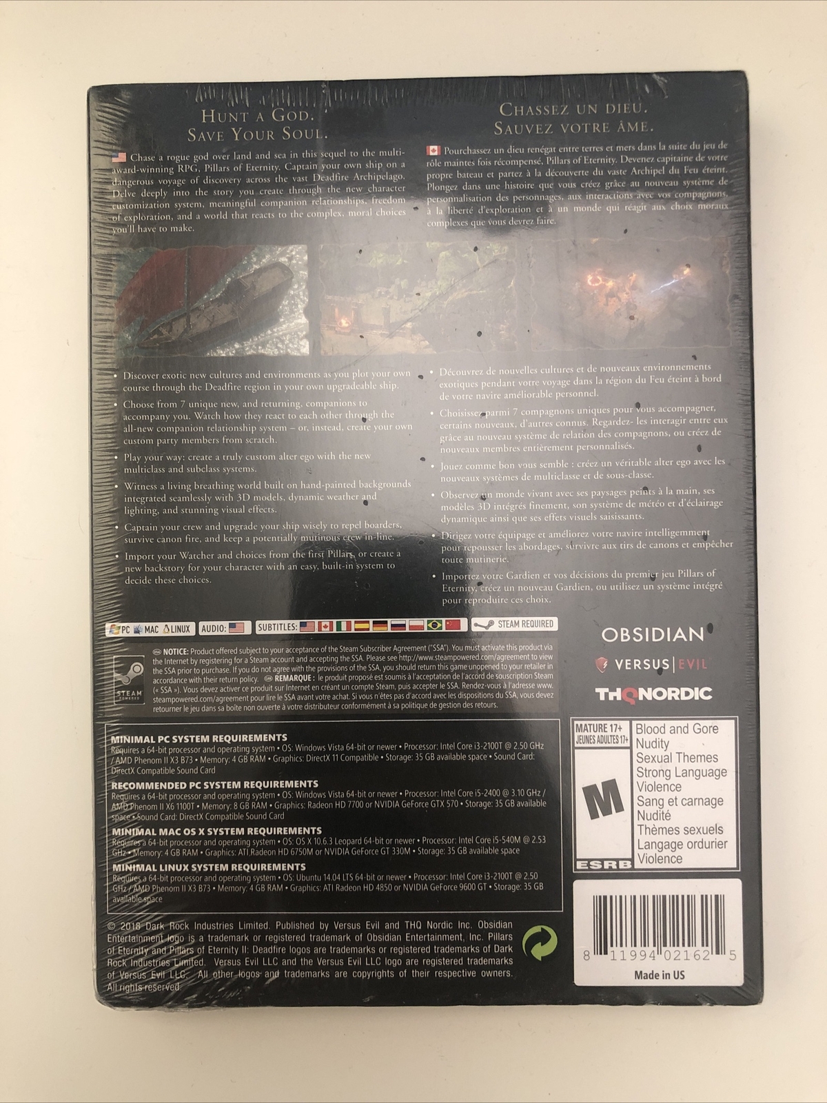 [Brand New & Sealed] – Pillars of Eternity II Deadfire PC