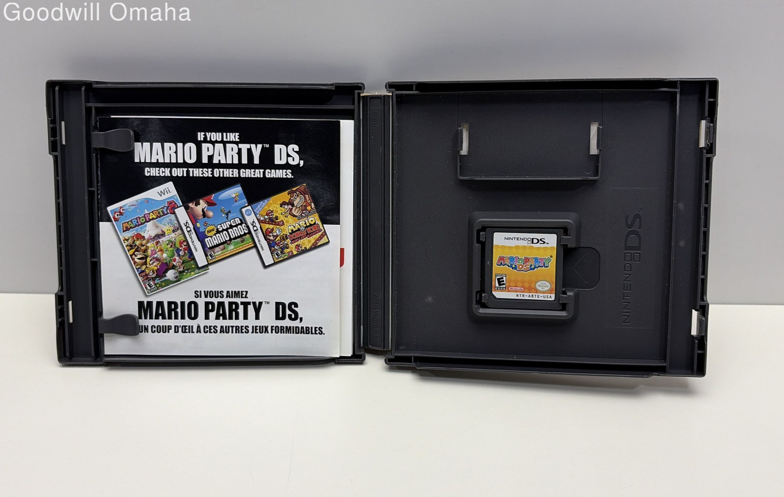 Nintendo DS – Mario Party DS + Case & Inserts – Boot Tested