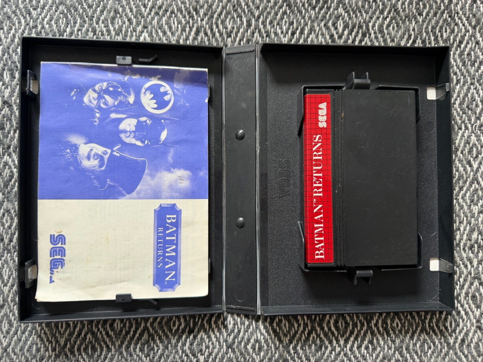 Master System BATMAN RETURNS Boxed & Complete PAL REGION FREE *Works in US* r