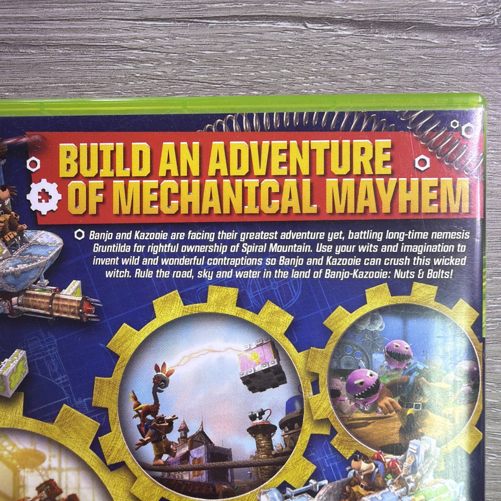 Banjo Kazooie: Nuts & Bolts – Microsoft Xbox 360 Complete w/ Manual CIB Tested