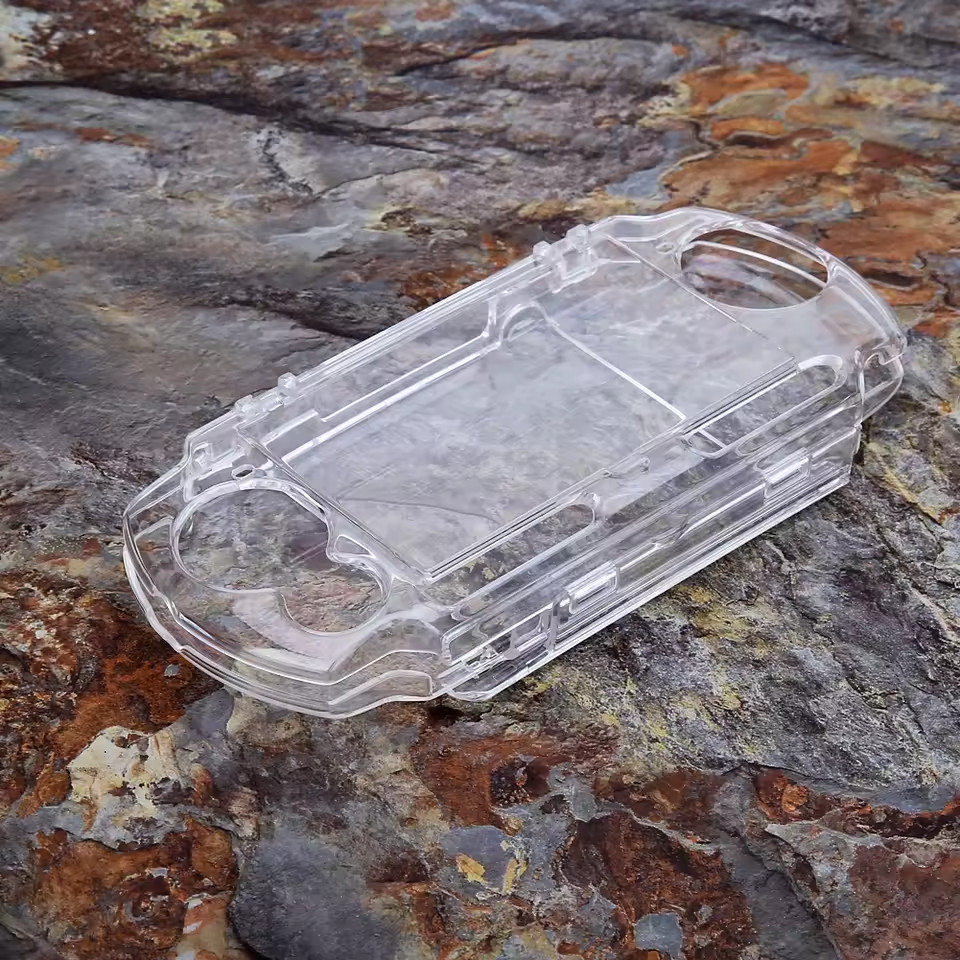 Clear Snap-On Crystal Hard Case Cover For Sony PSP Slim 2000 3000 Dustproof