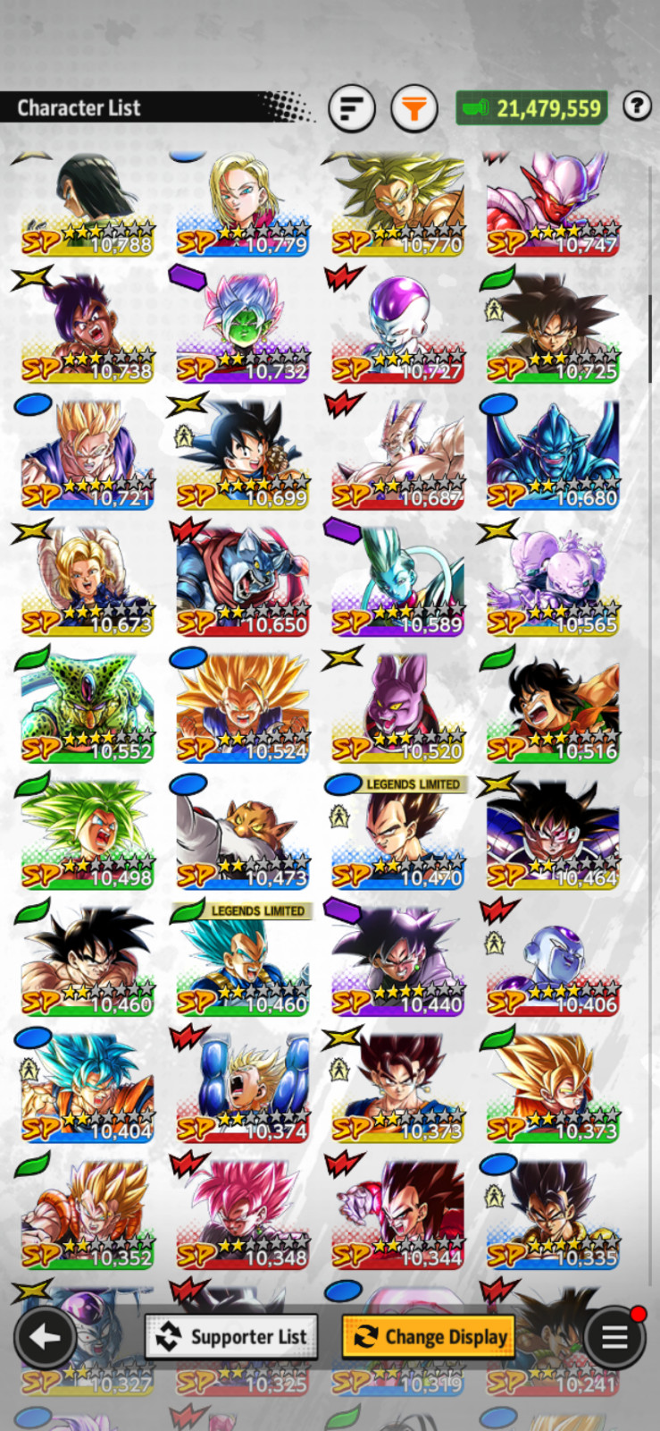 ( IOS ) db legends ( 7 ultra 1 legend, and a few legend limiteds