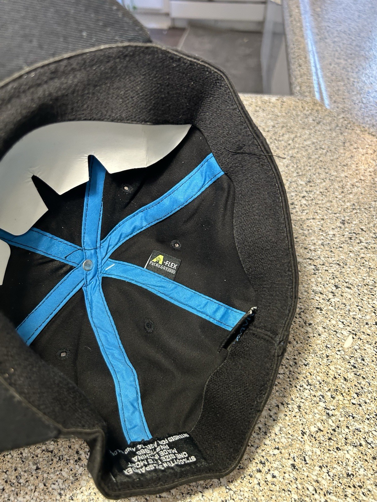 Halo 3 UNSC Hat Black Adult OS A-Flex Stretch Microsoft 2009 New With Tags
