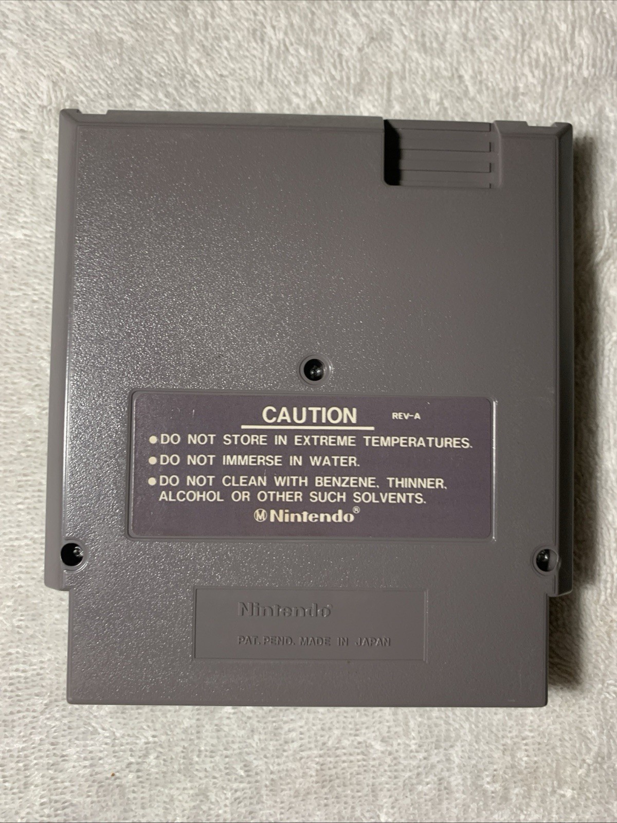 Nintendo “The Karate Kid” Master the Martial Arts 1985 Authentic Game Cartridge