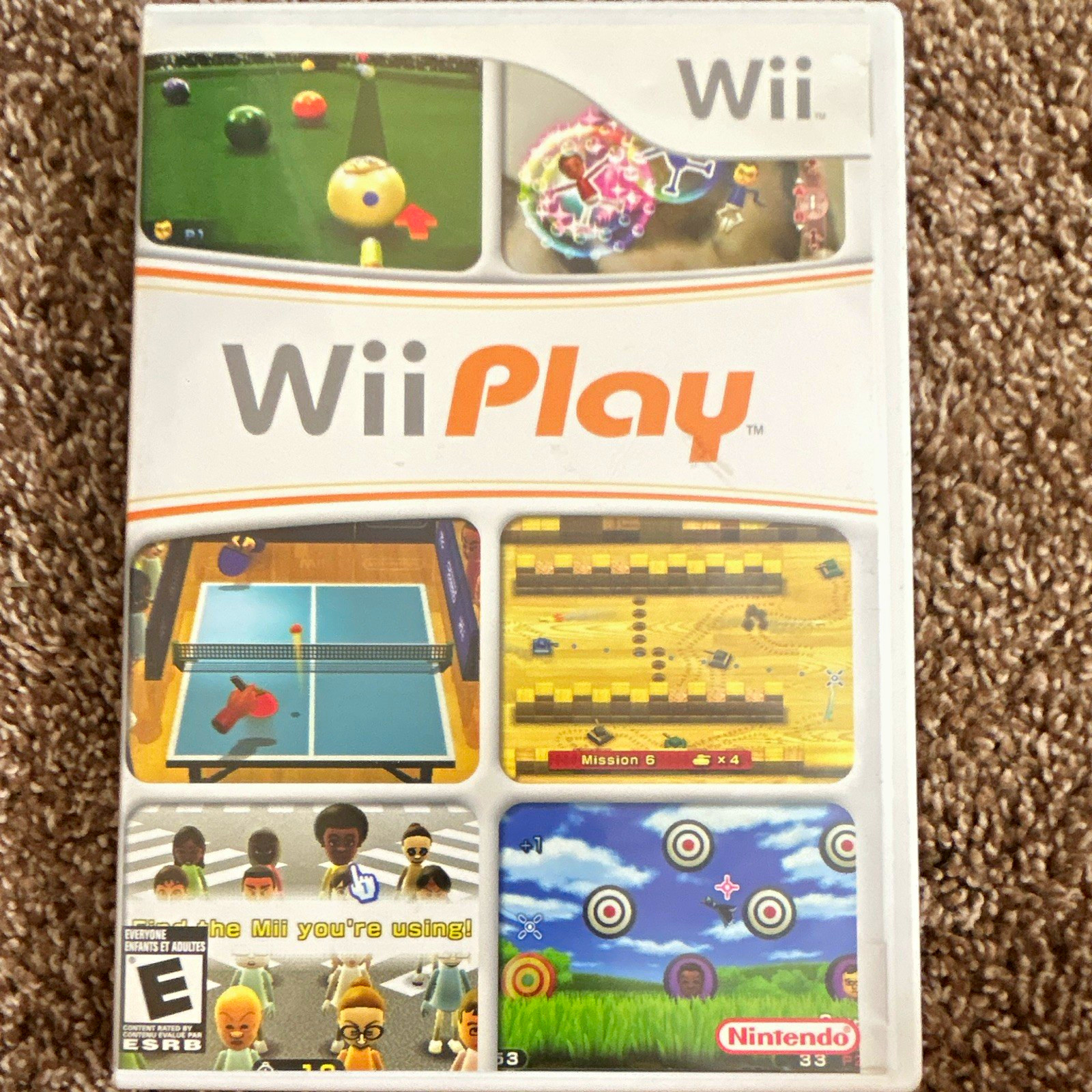 Nintendo Wii Play Multiplayer Party/Compilation E Everyone NTSC-U/C 2006 Wii