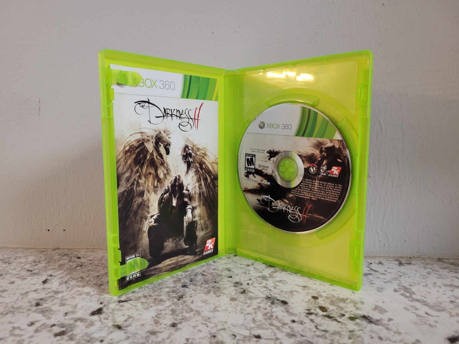 The Darkness II 2 (Microsoft Xbox 360, 2012) CIB RARE FAST SAME DAY SHIPPING