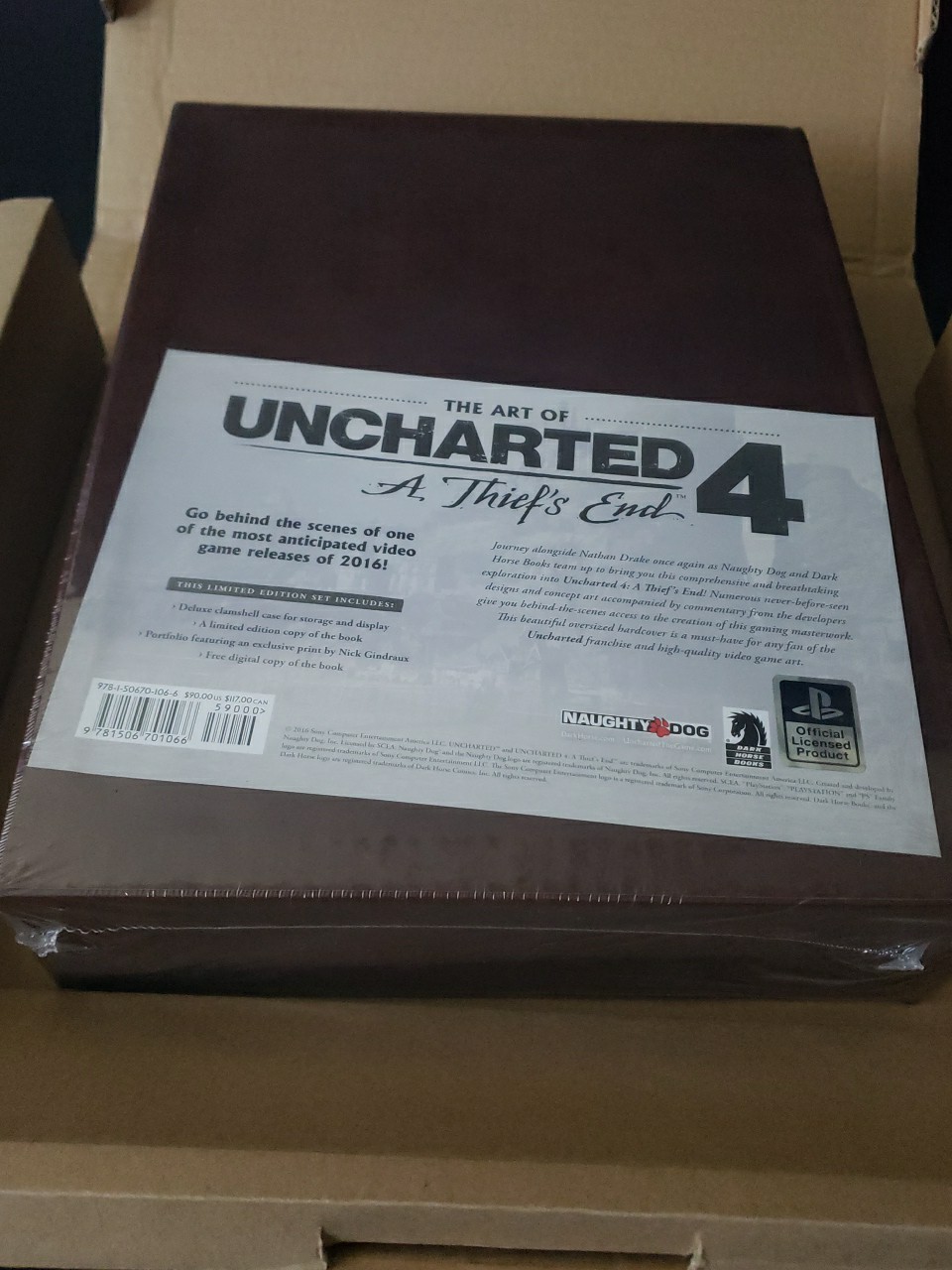 NEW The Art Of Uncharted 4 LIMITED EDITION SET (RARE)