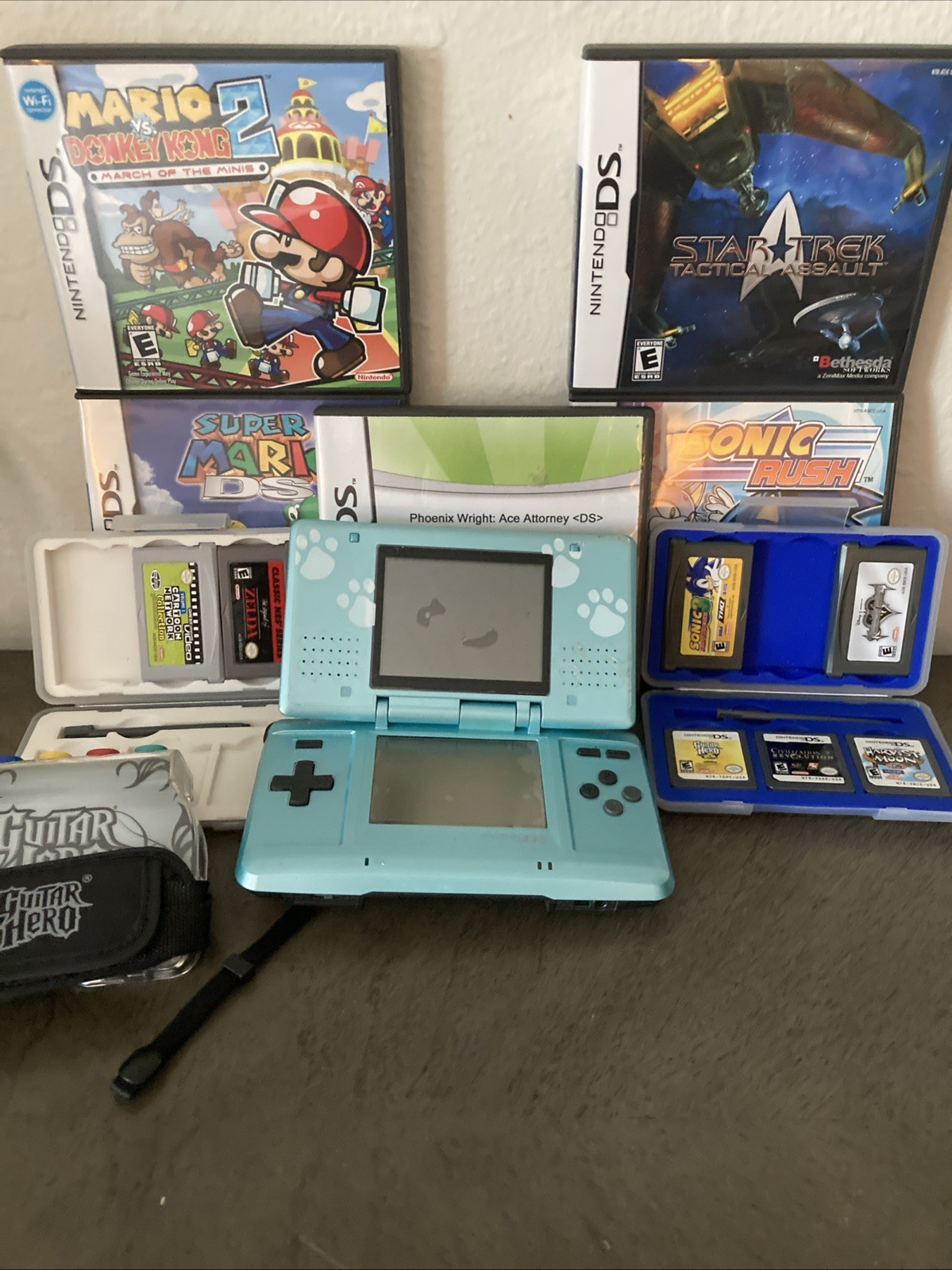 Nintendo DS Handheld System with DS and GBA Games Bundle