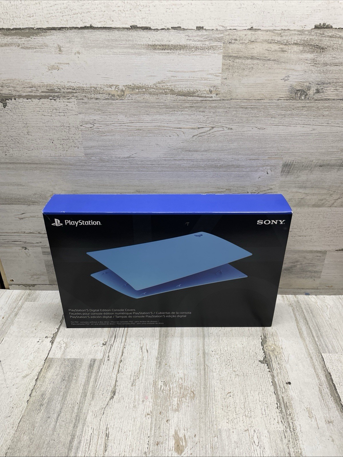 Sony PlayStation 5 Starlight Blue Digital Edition OEM Console Covers