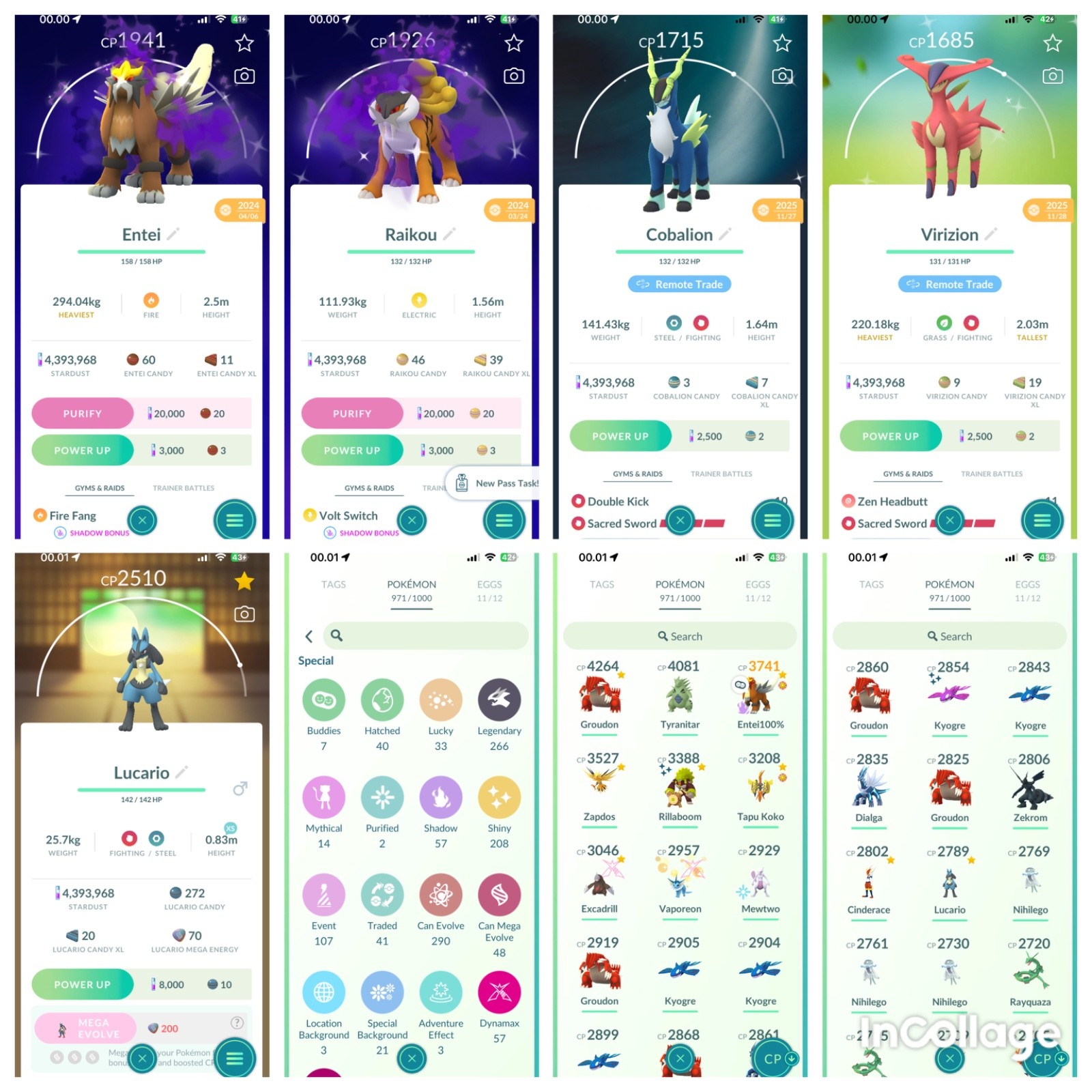 Poke AccGo|Lvl65|266 Legendaries|208 Shinies|Instan Deliver 24/7