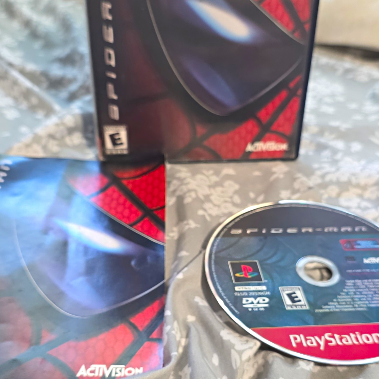 Activision Spider-Man PS1 E-Everyone NTSC-U/C 2002 Spider-Man Series