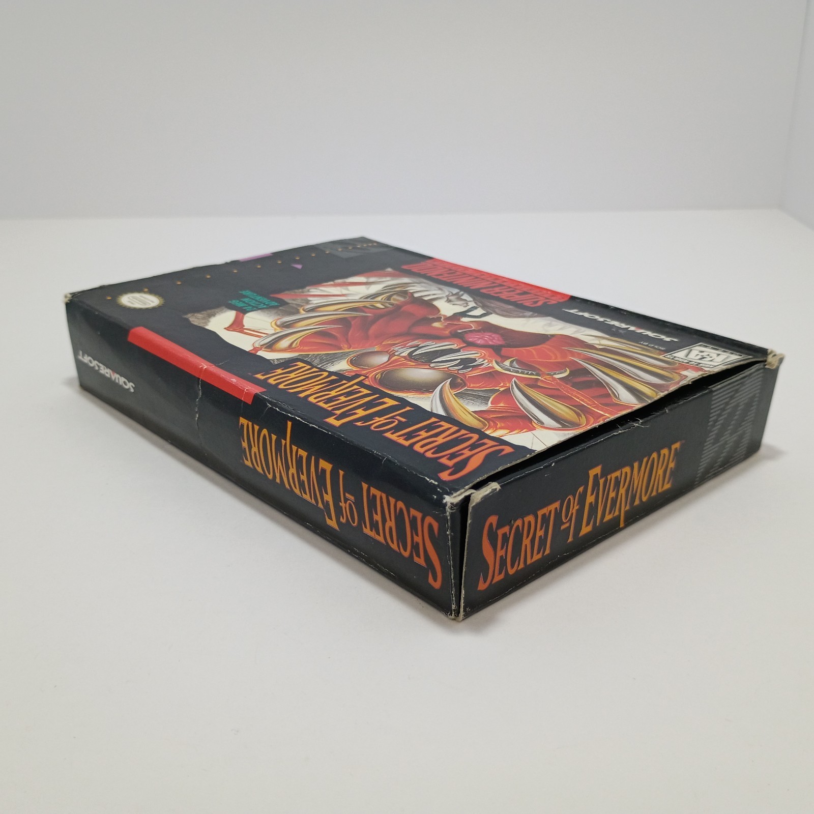 Secret of Evermore Super Nintendo SNES In Box With Inserts *Missing Manual