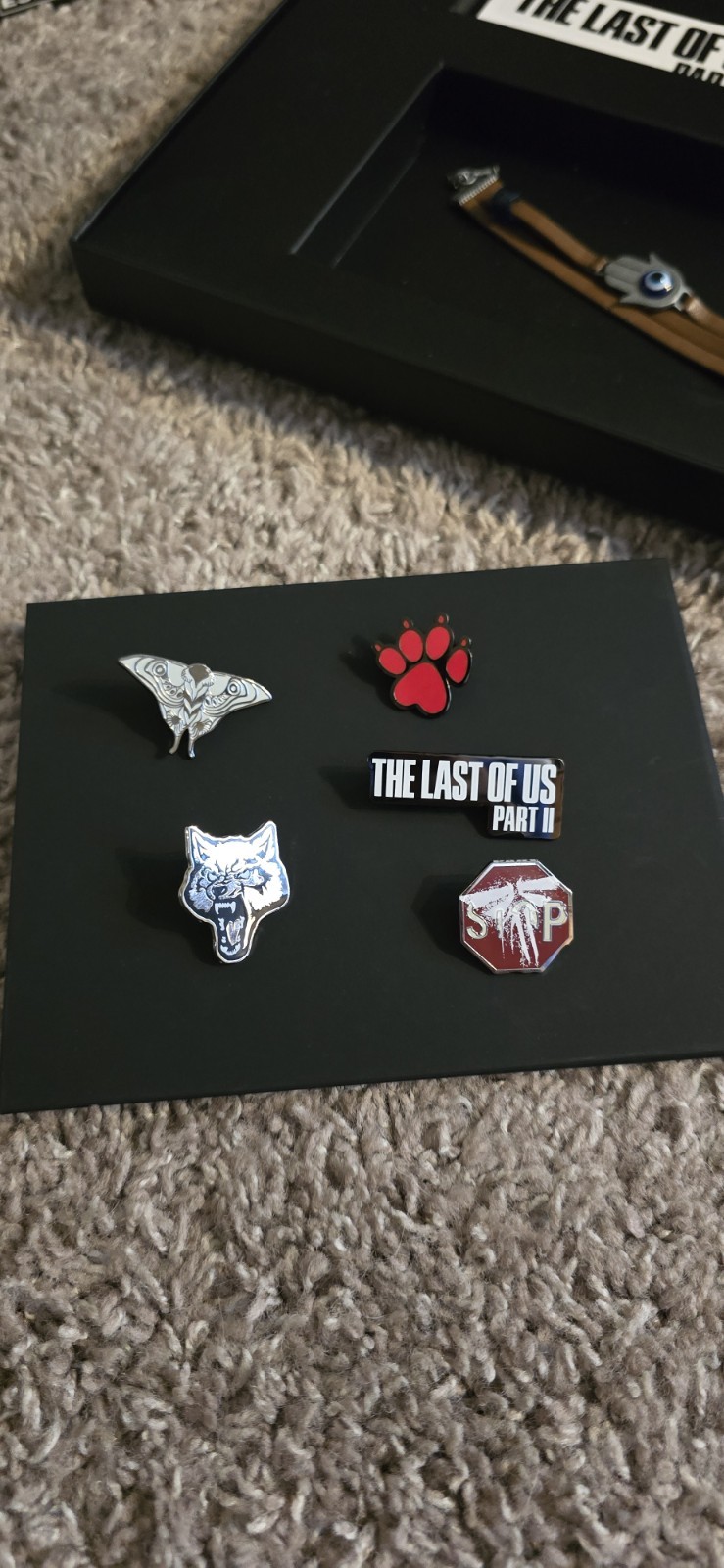 The Last of US Part II PS4 Collectors Edition Statue Set with Box