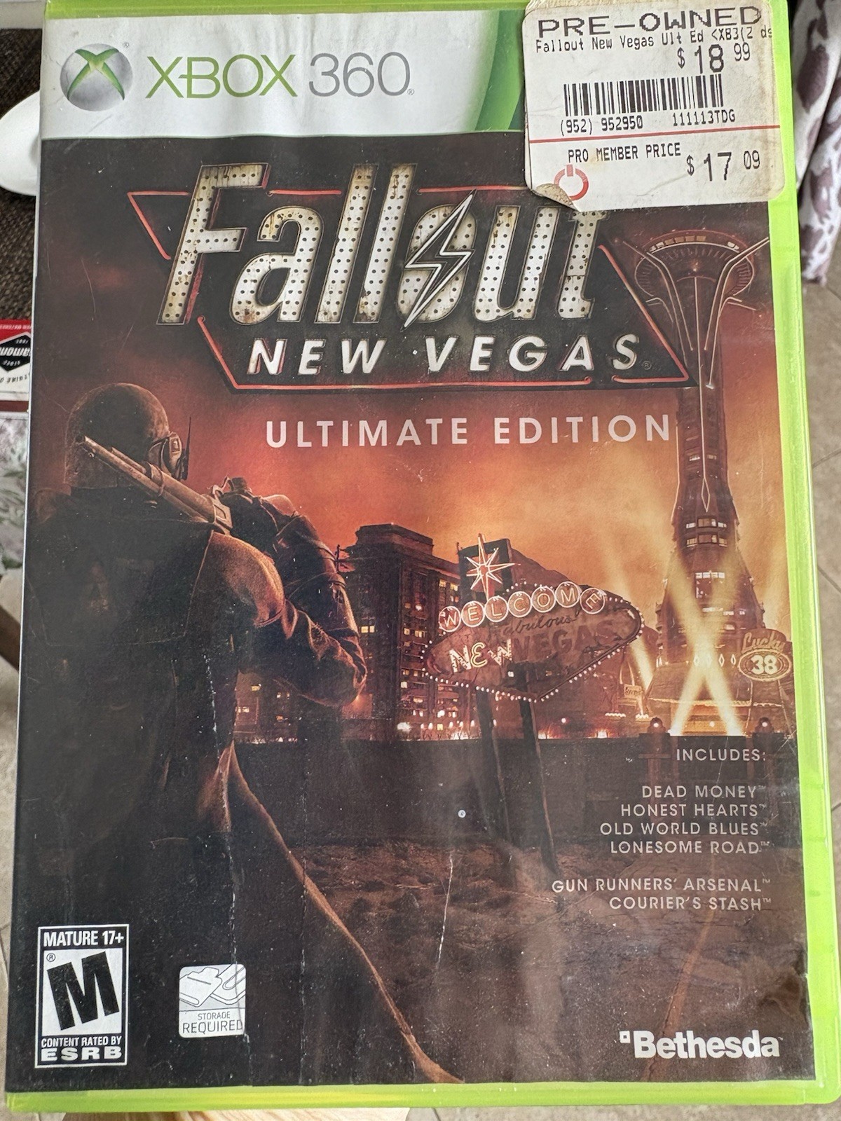 Fallout New Vegas Ultimate Esition XBOX 360 With Manual