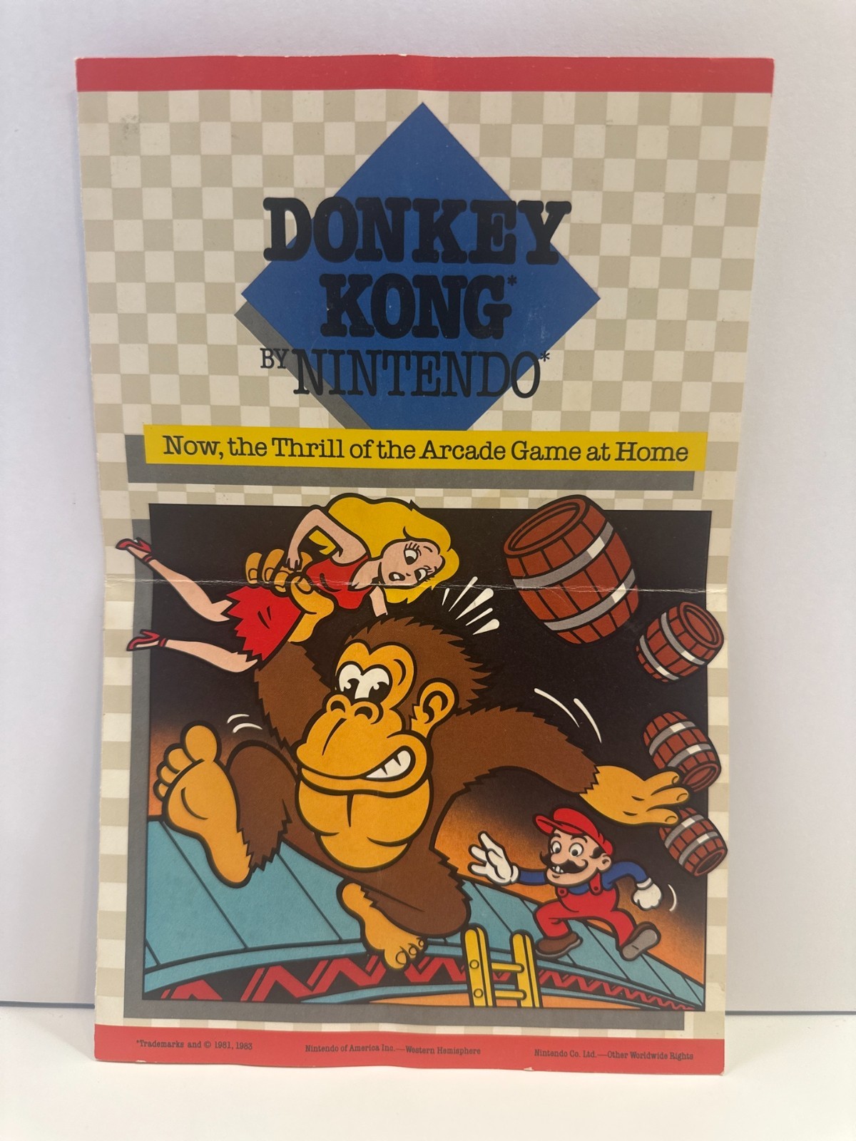 Donkey Kong (RX8031) – Atari 400/800/XE – Box, Manual Included