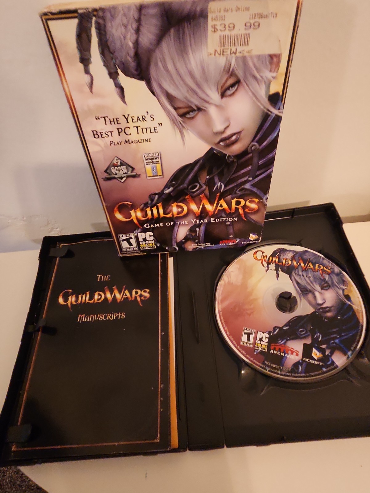 VTG – GUILD WARS – GAME OF THE YEAR EDITION – PC Game W/Manual & 2 Discs – CIB