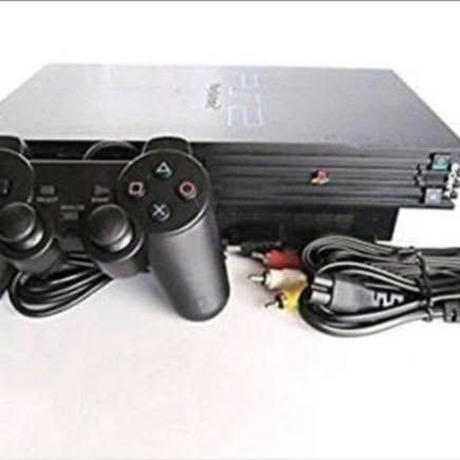 Sony PlayStation 2 PS2 Fat Console Bundle Controller Cables Retro Gaming Y2K