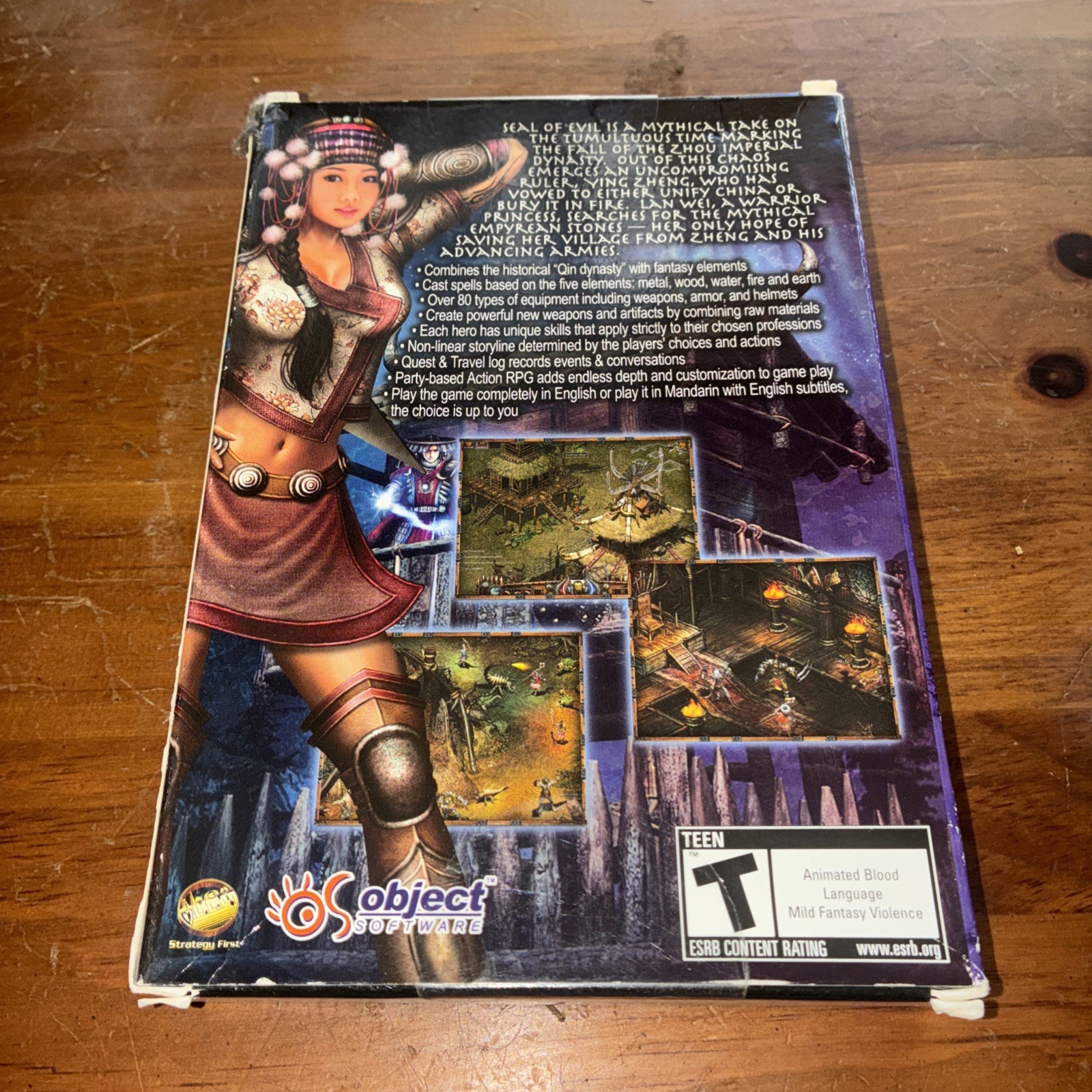 SEAL OF EVIL Strategy RPG Role Playing PC Game NEW BOX