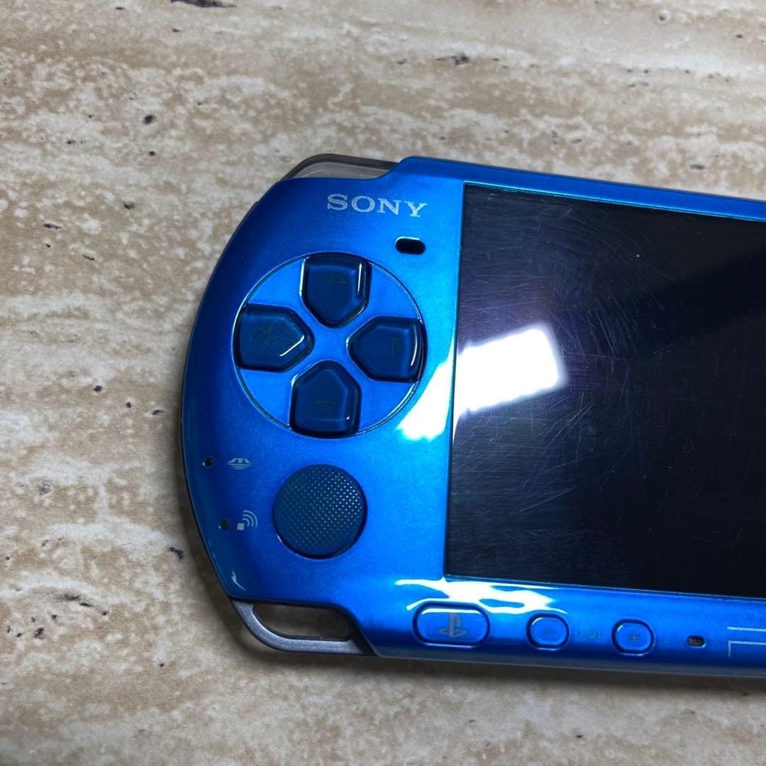 Sony PSP 3000 Vibrant Blue Console Complete Boxed Near Mint Tested 7126