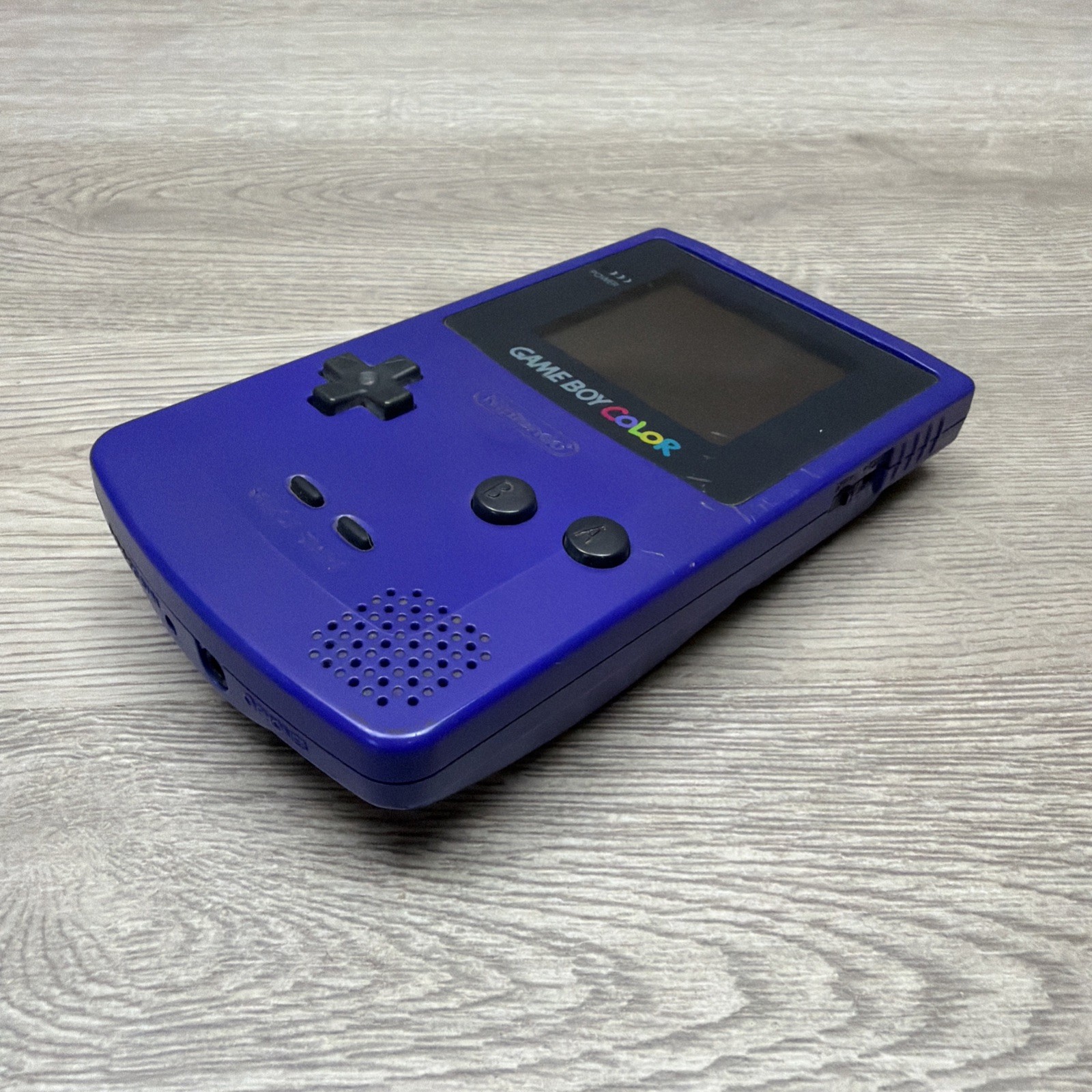 Nintendo Game Boy Blue Handheld System CGB-001 Battery Powered W/ Tetris Game