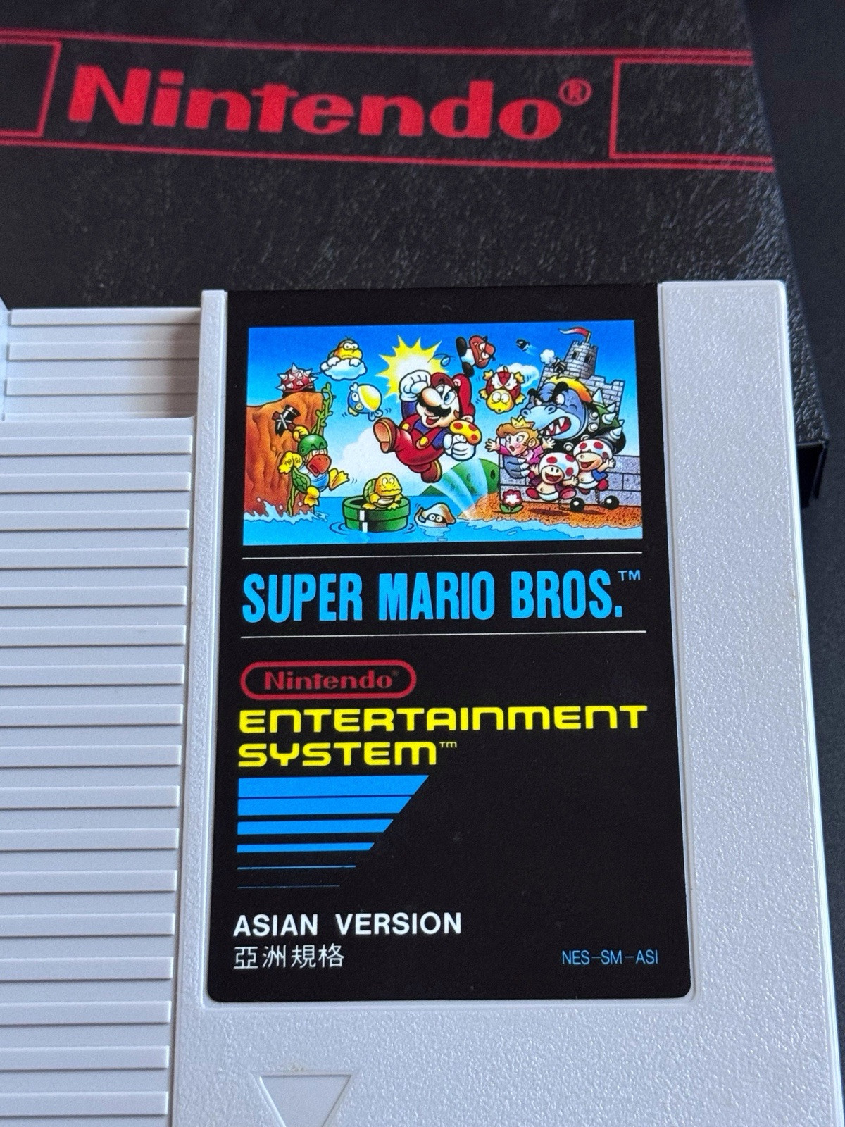 💎 NES Super Mario Bros 1985 ASIAN Variant CIB Complete Nr MINT Cart -RARE Read