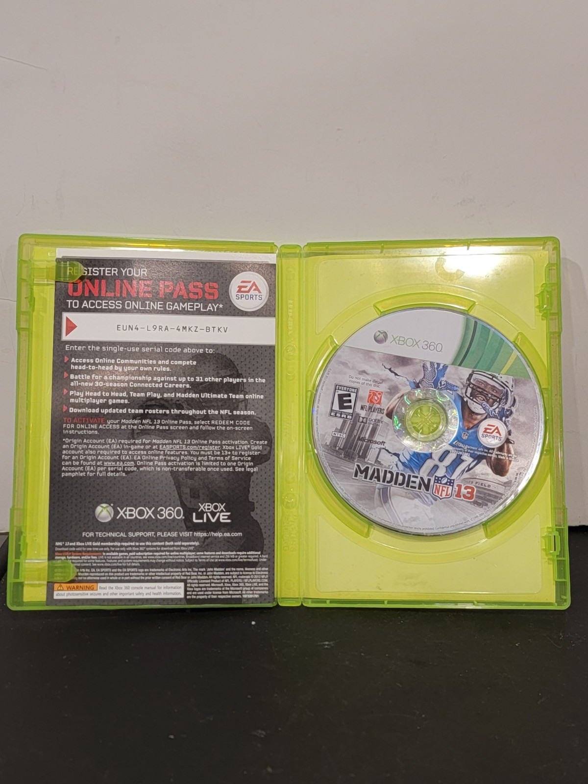 Lot of 3 Madden Xbox 360 Games 08, 11, 13
