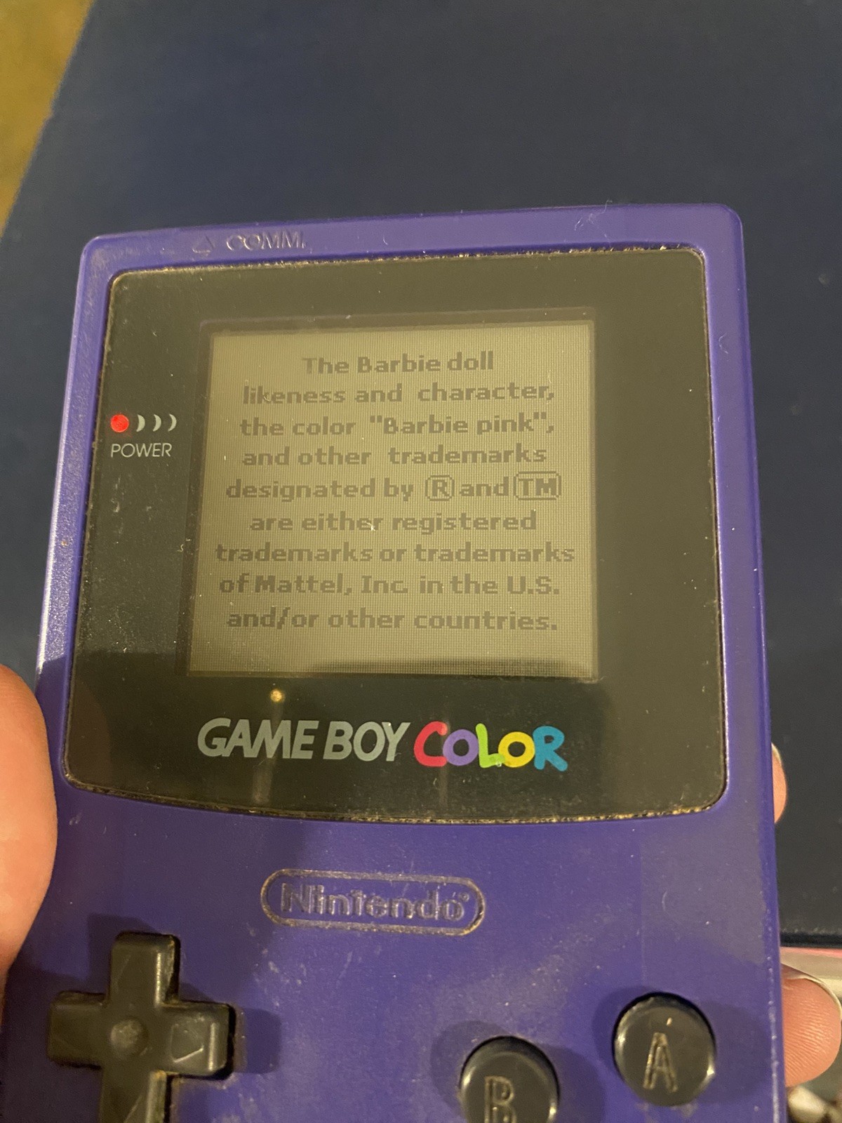 Barbie Fashion Pack Game Boy Color GBC 2000 Cartridge Only Tested Working