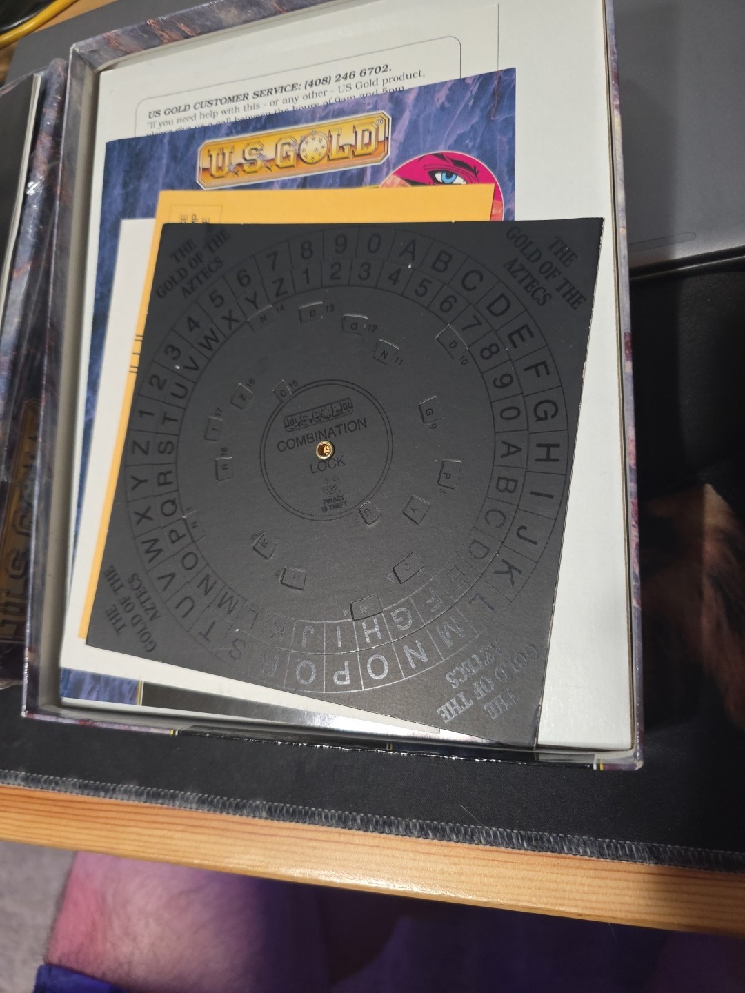 THE GOLD OF THE AZTECS GAME By US GOLD For Amiga 500 2000 CIB