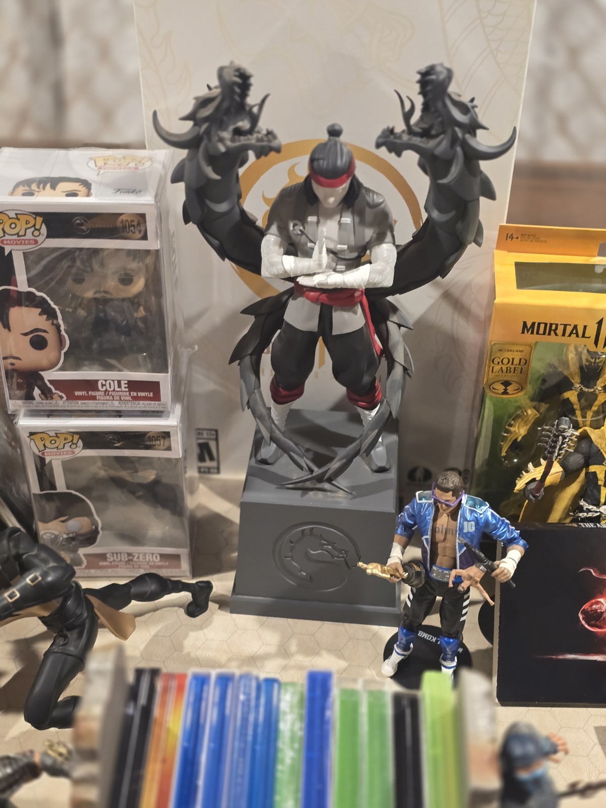 Mortal Kombat Game Collection With Kollectors Editions Lot/ Figures & More