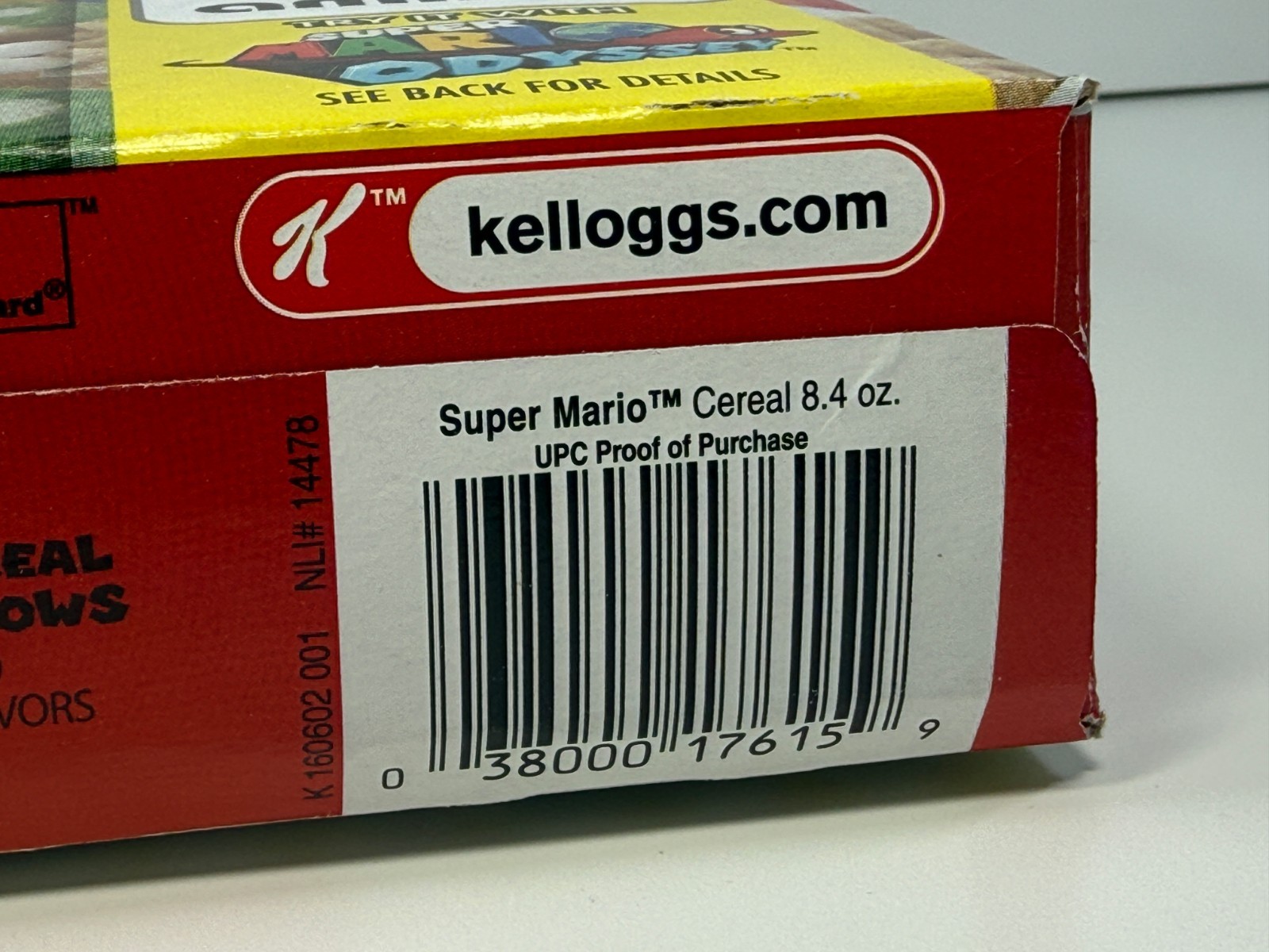 Kellogg’s Super Mario Cereal Limited Edition Amiibo Nintendo New Expired