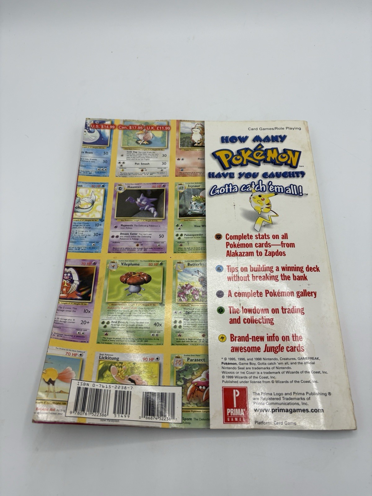 Pokemon Trading Card game strategy guide N64 Nintendo 64 Vintage 90s CGC