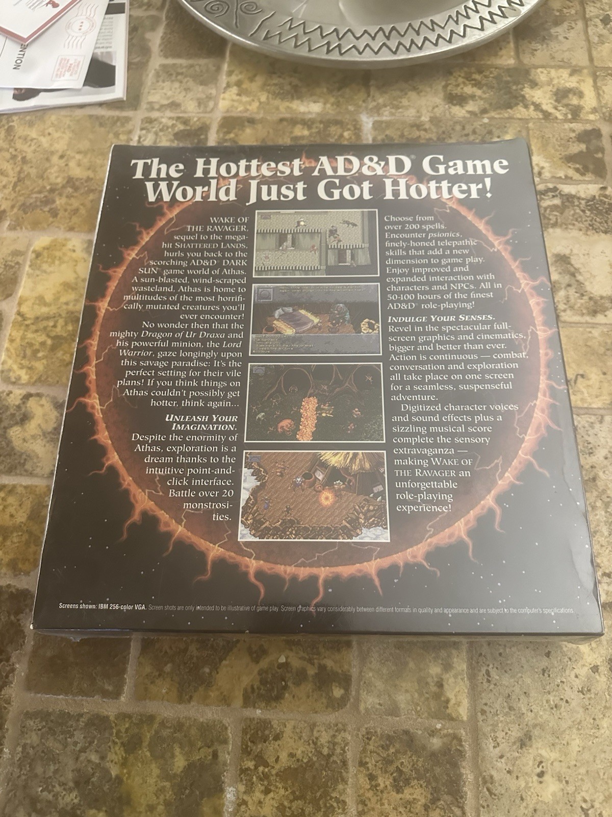 AD&D 2nd Ed. Dungeons & Dragons Dark Sun Wake Of The Ravager PC Game Sealed