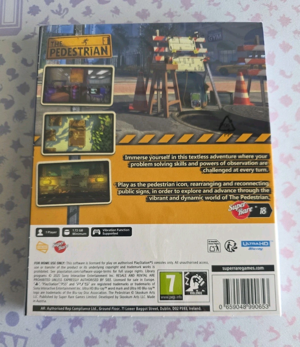The Pedestrian (PS5) – Super Rare Games #18 – With Slipcover – SHIPS TODAY!