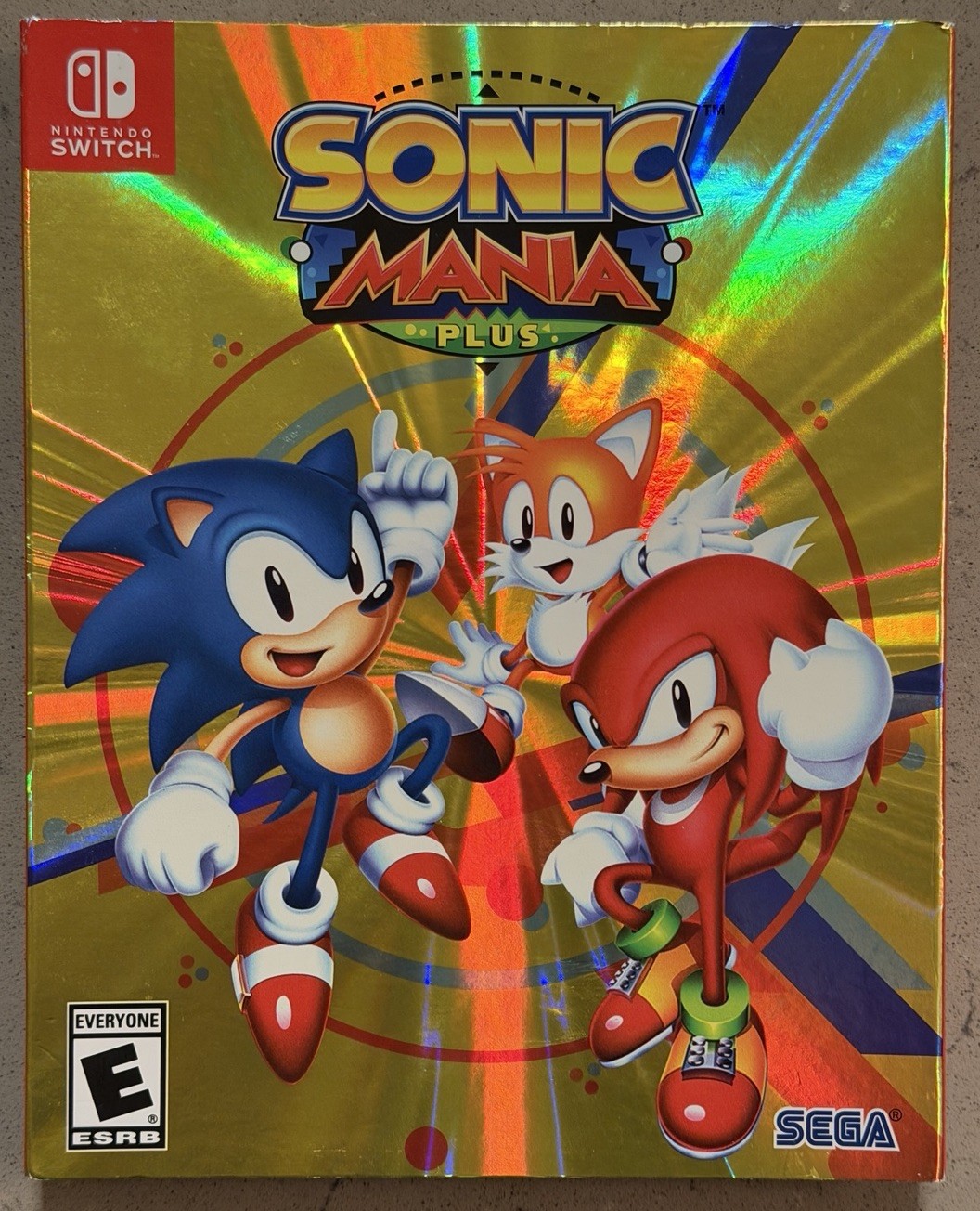 Sonic Mania Plus – Nintendo Switch – W/ Artbook – Complete – ESRB