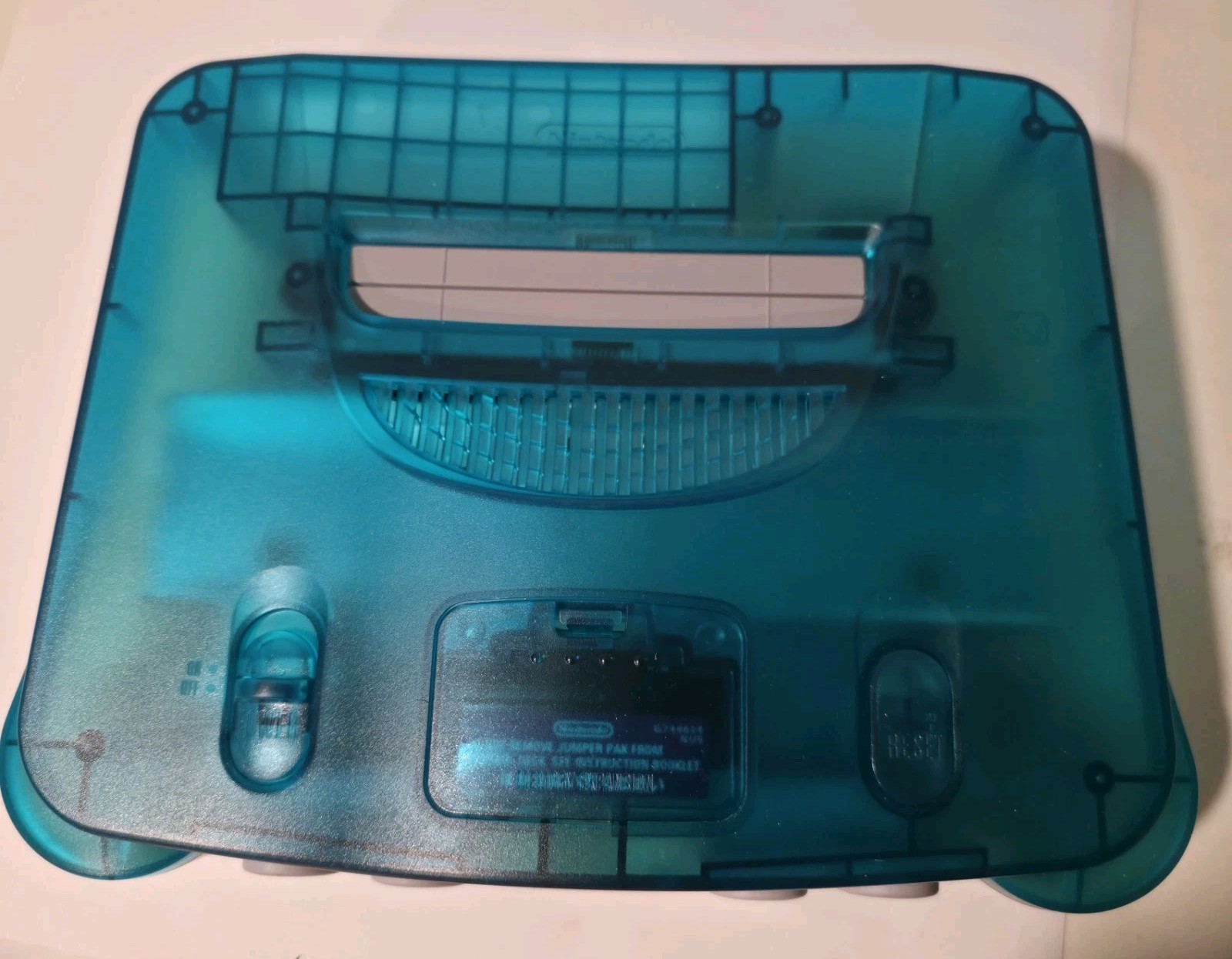 Nintendo 64 Clear Blue Console Bundle ,controllers,Games,jumper pak