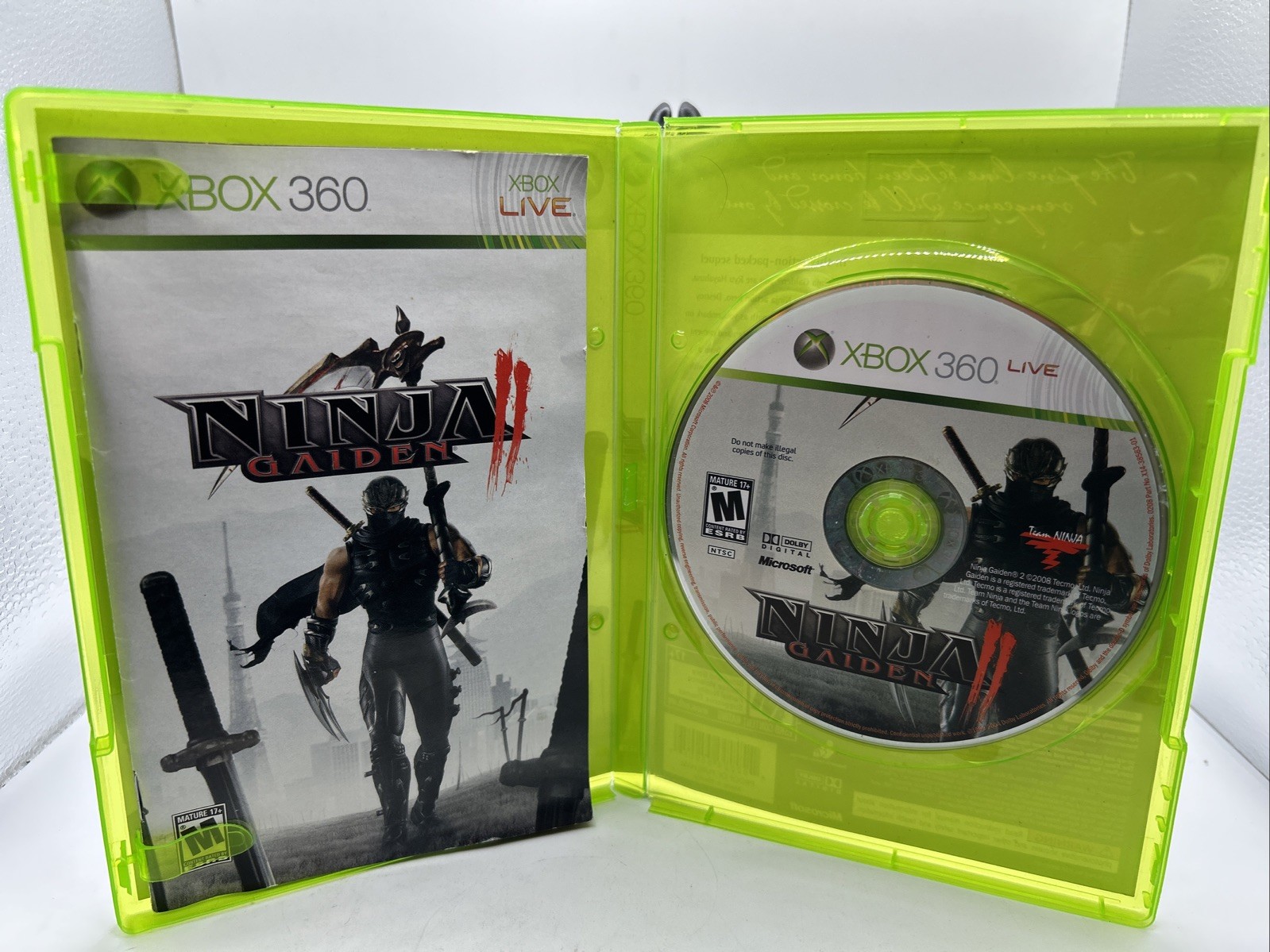 Ninja Gaiden II 2 (Microsoft Xbox 360, 2008) CIB Tested Refurbished