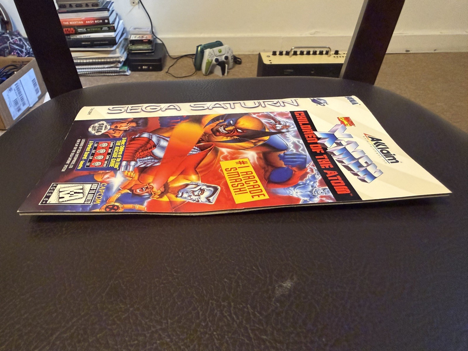 X-Men: Children of the Atom (Sega Saturn, 1996), CIB, Good Condition!