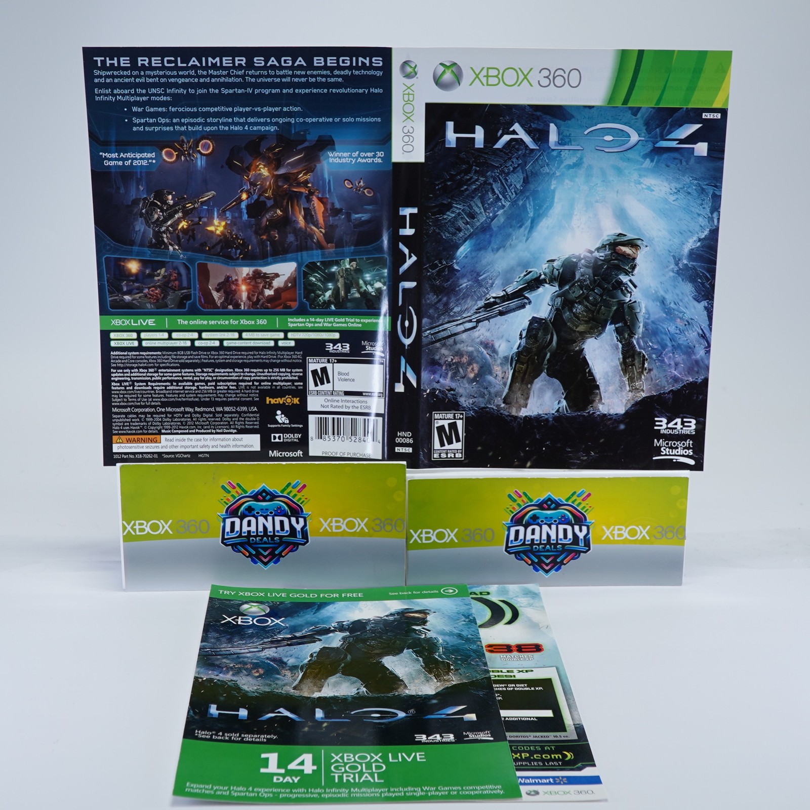 Halo 4 CIB W/ Insert – Xbox 360